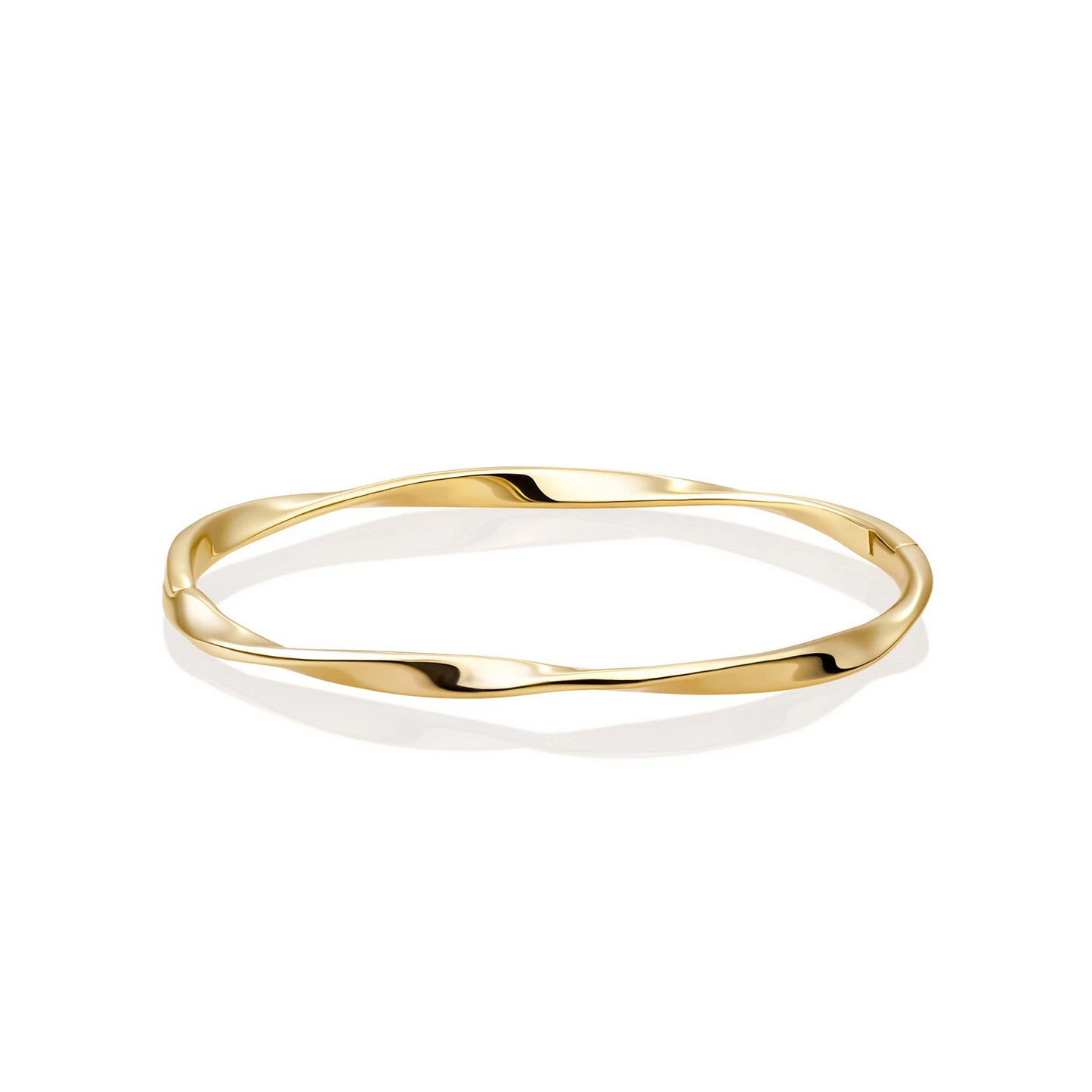Bracelet | Fuse Bangle gold plated - silver - Small
