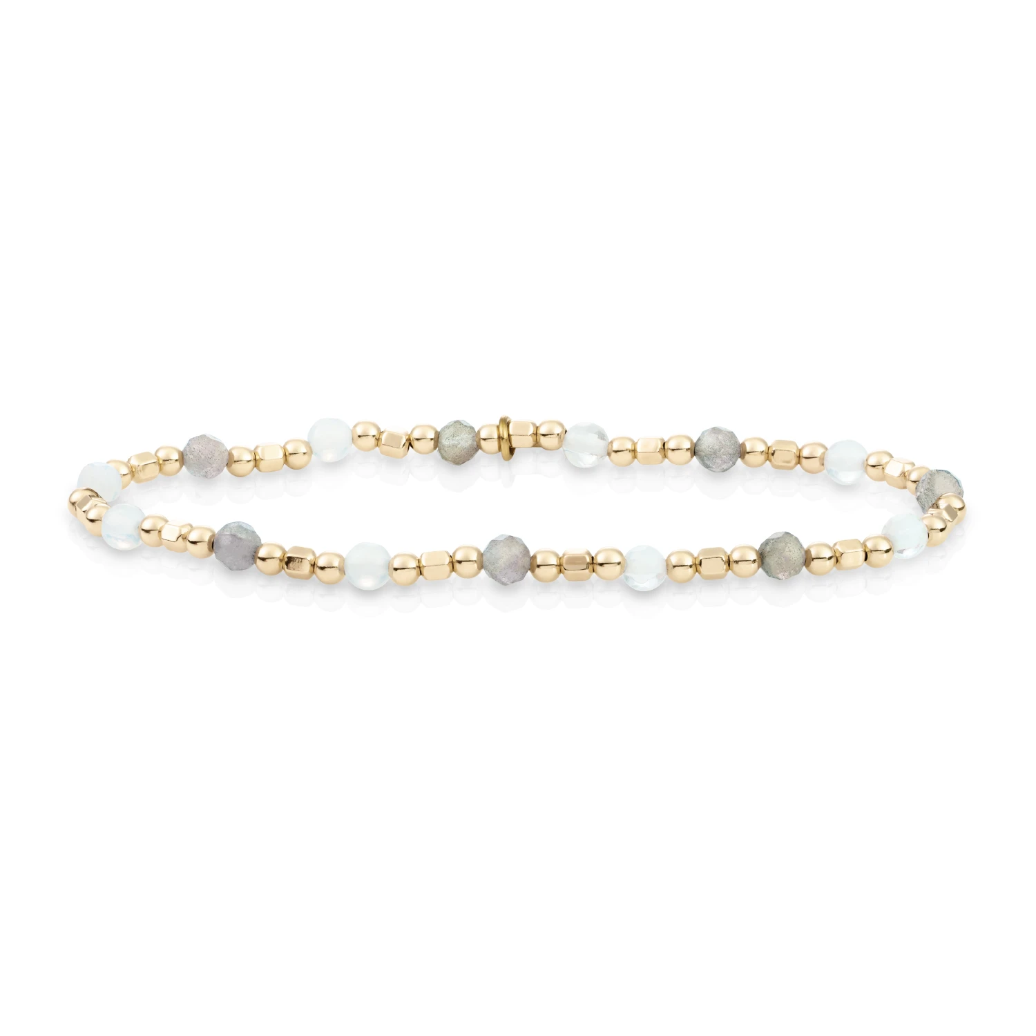 Bracelet | Gold - Opalite & Labradorite - Edge Mix