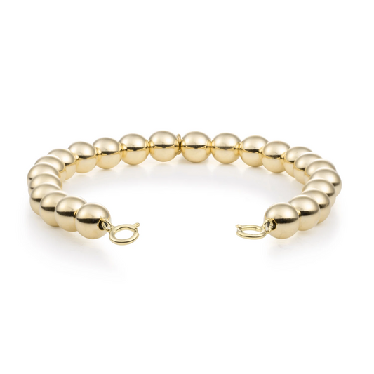 Bracelet | Gold Orbit Large (with clasps) - 6mm