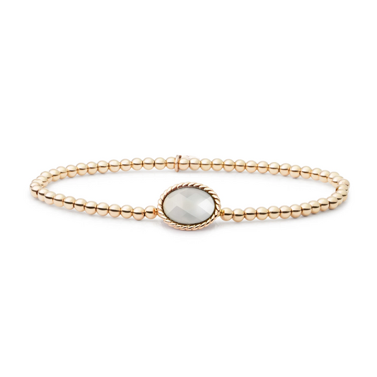 Bracelet | Gold - Pearl Twist