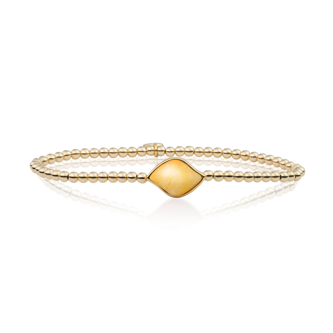 Bracelet | Gold - Yellow Jade Blossom