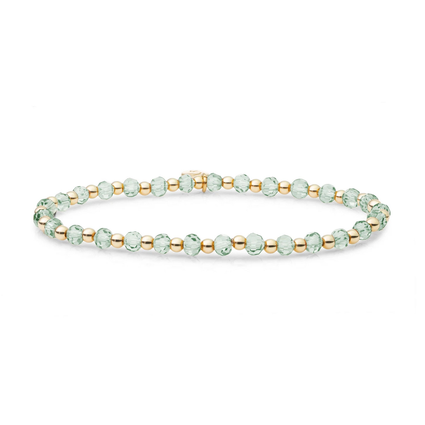 Bracelet | Green Amethyst Interstellar - Gold 3mm