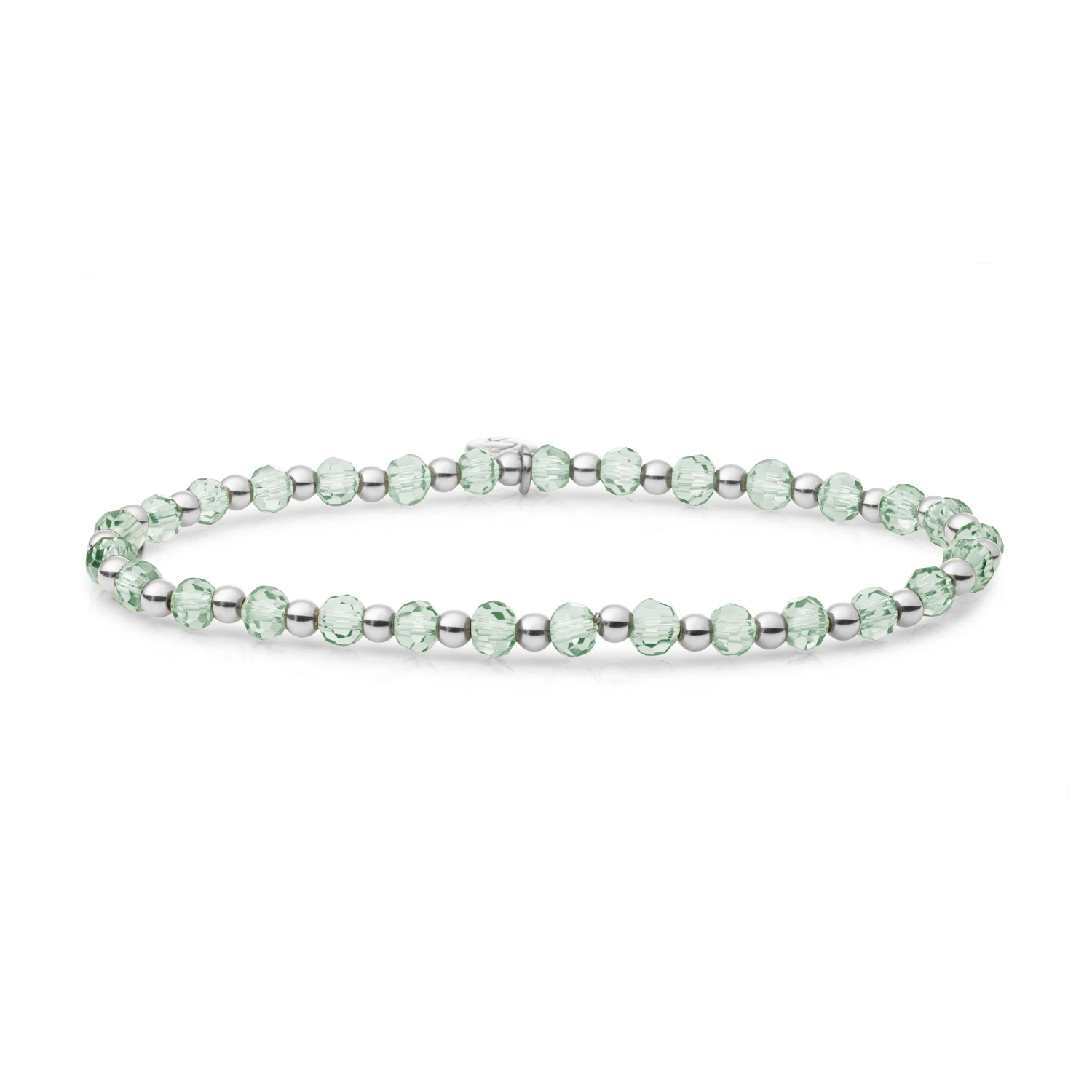 Bracelet | Green Amethyst Interstellar - Silver 3mm