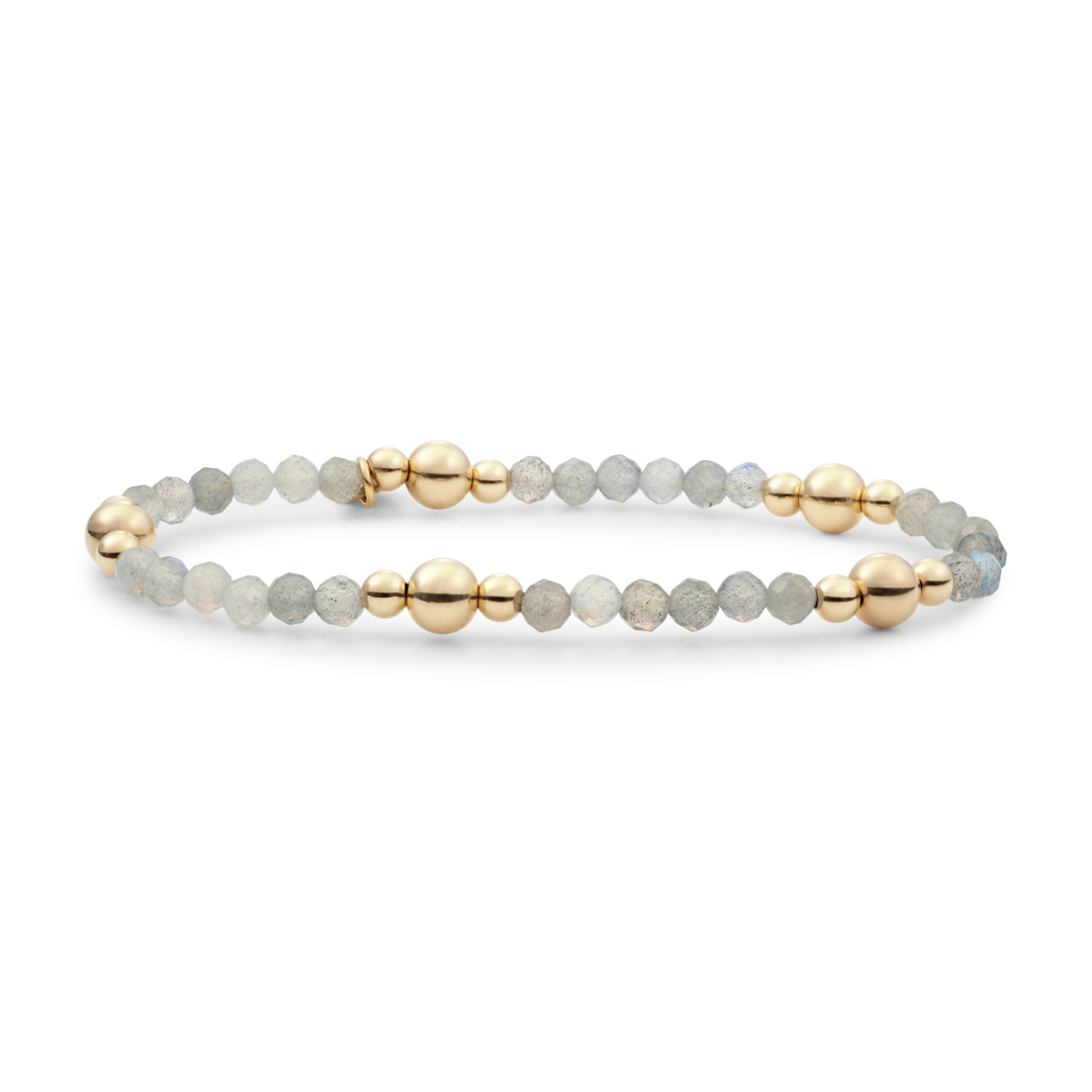 Bracelet | Labradorite Bold Mix - Gold