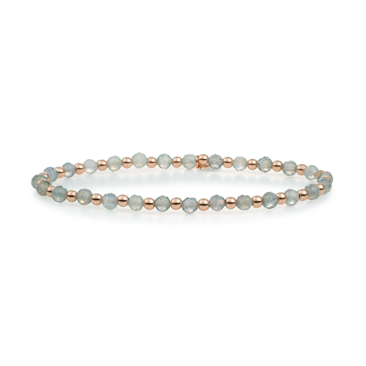 Bracelet | Labradorite Interstellar - Rose Gold 3mm