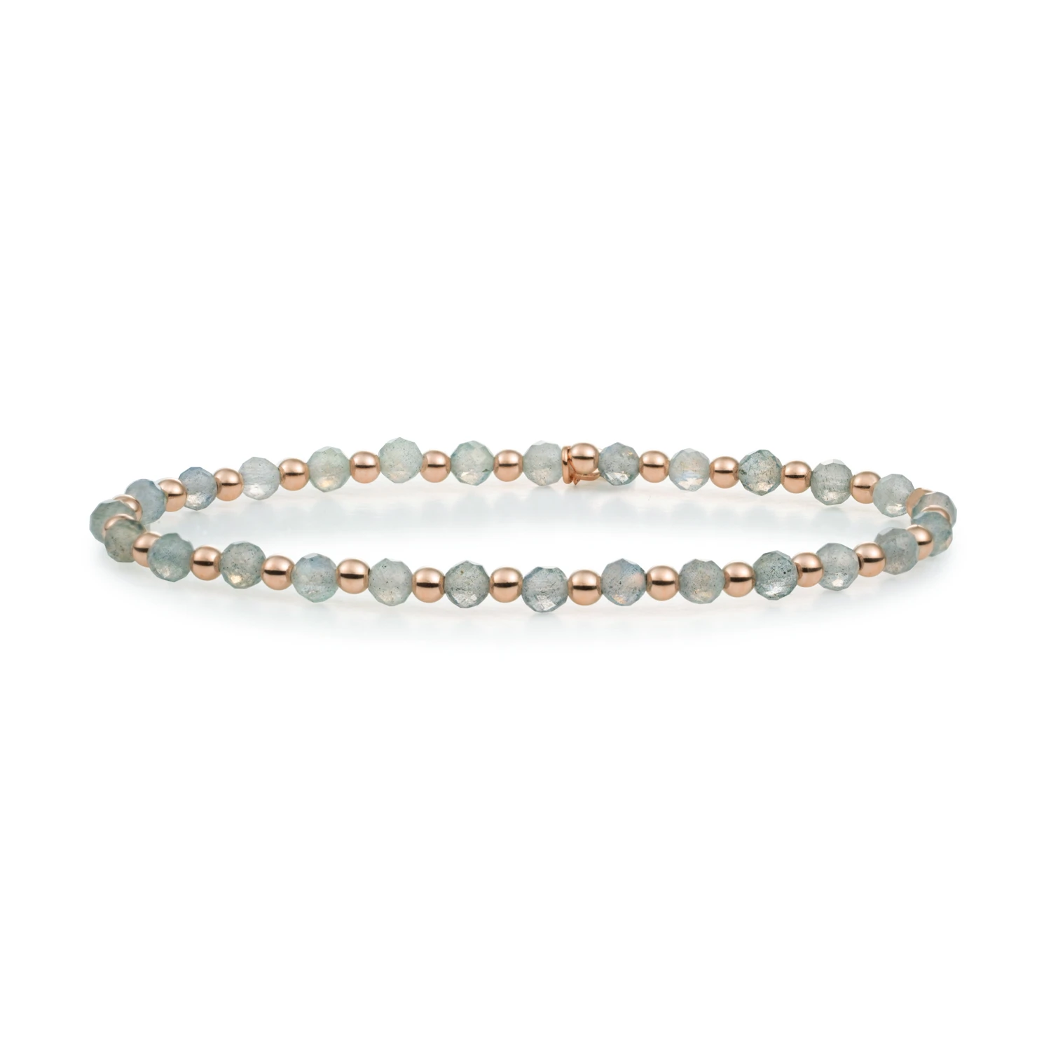 Bracelet | Labradorite Interstellar - Rose Gold 3mm