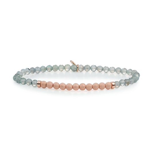 Bracelet | Labradorite Lightyear - Rose Gold Champagne