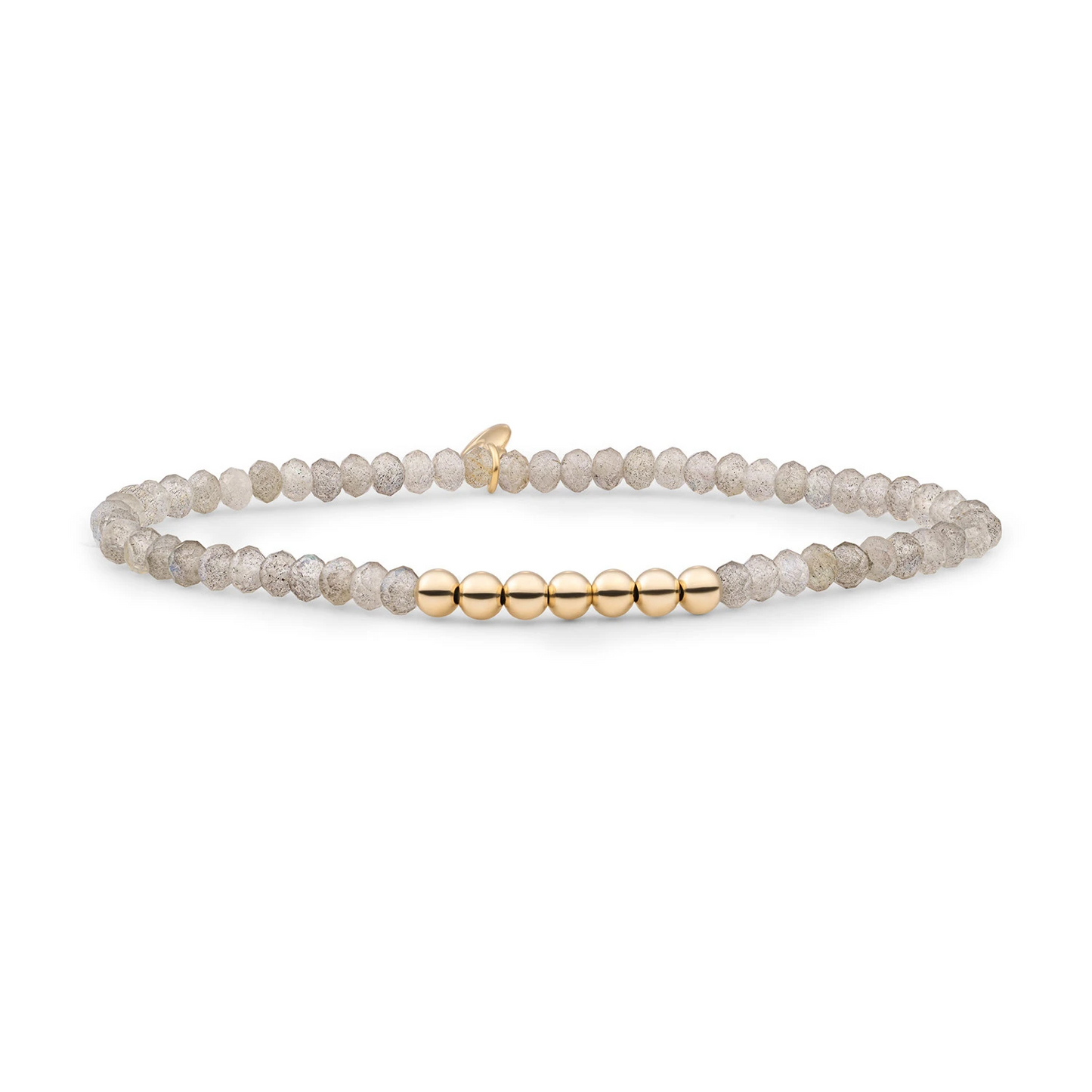 Bracelet | Labradorite Reverse Universe - Gold - 4mm