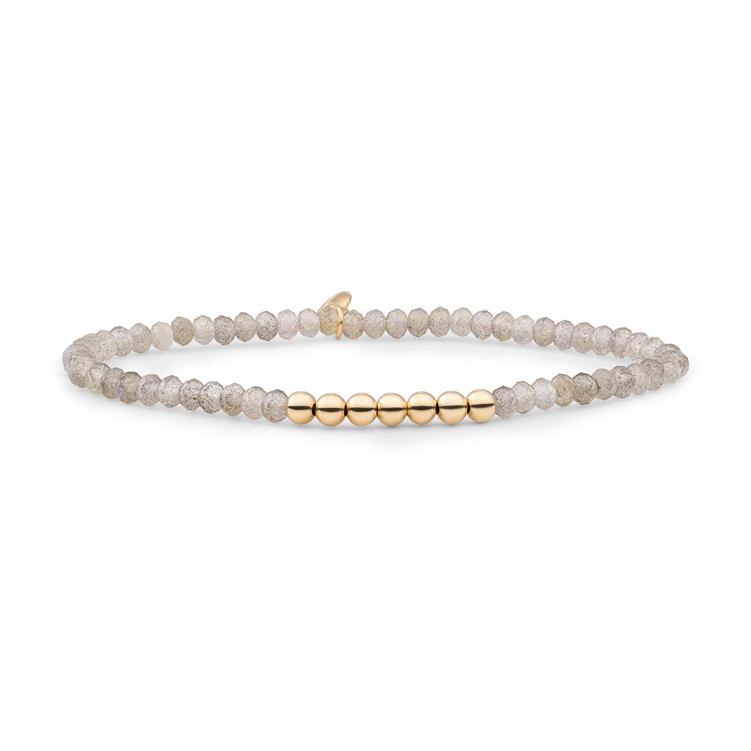 Bracelet | Labradorite Reverse Universe - Gold - 4mm