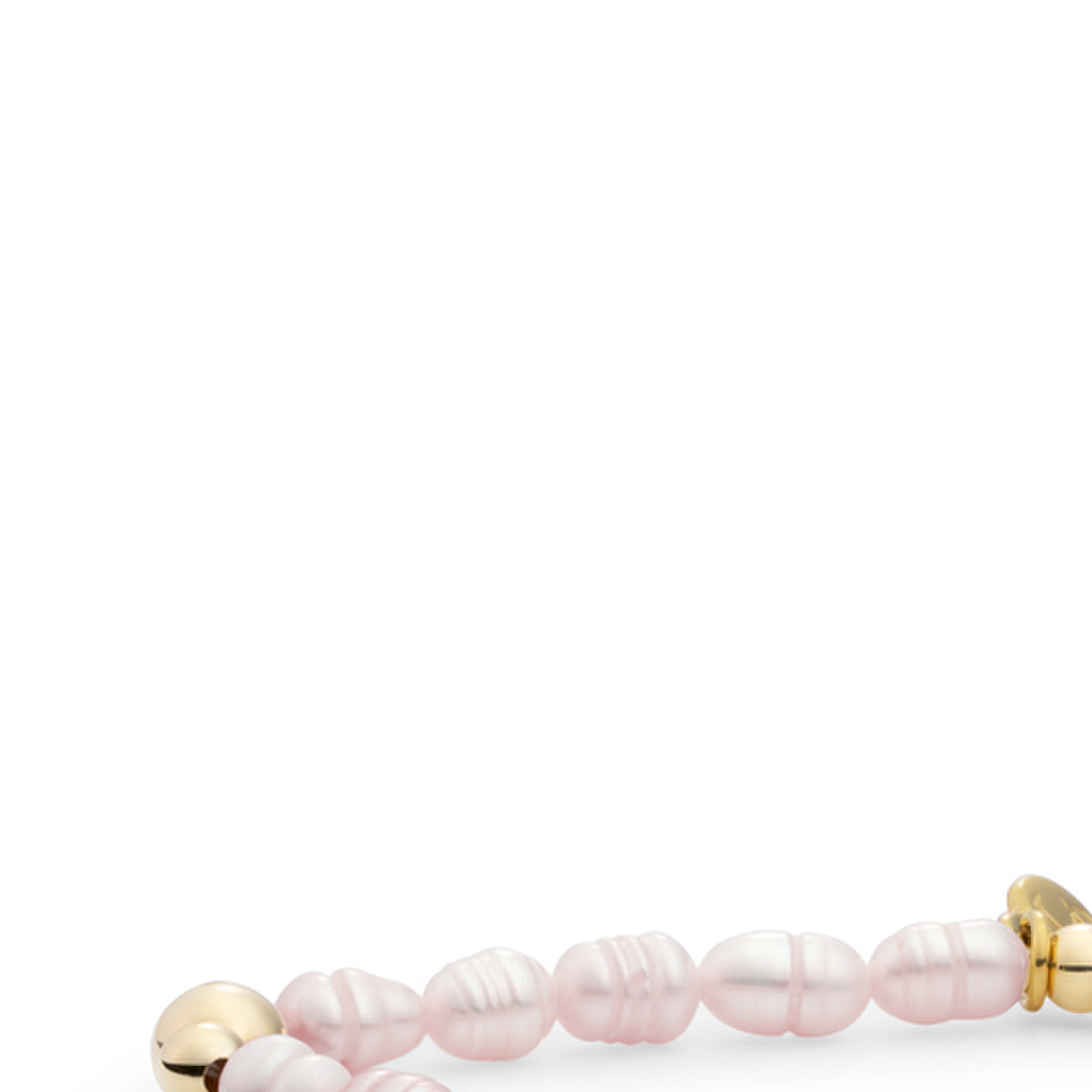 Bracelet | Lavender Pearl Bold Mix - Gold