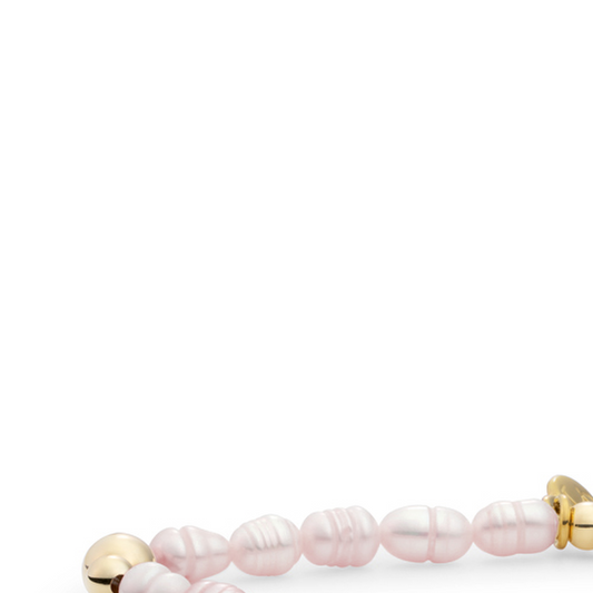 Bracelet | Lavender Pearl Bold Mix - Gold