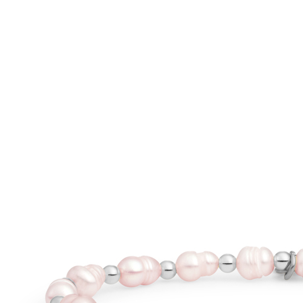 Bracelet | Lavender Pearl Interstellar - Silver 3mm