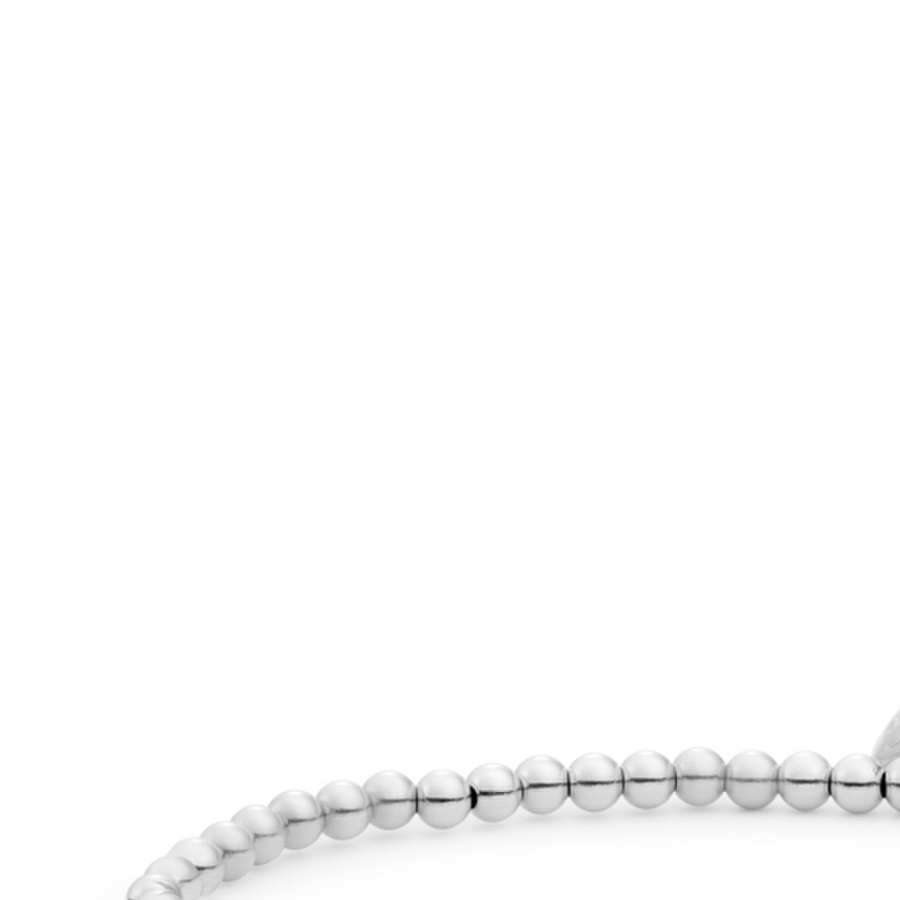 Bracelet | Lavender Pearl Universe - Silver 3mm