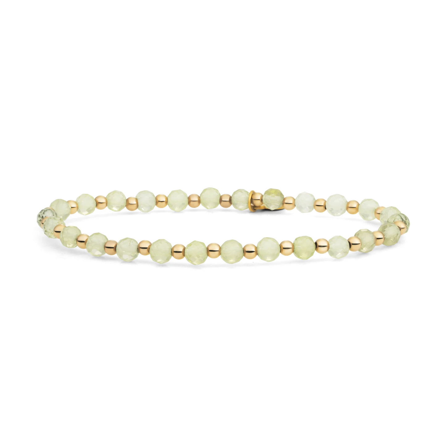 Bracelet | Lemon Quartz Interstellar - Gold 3mm