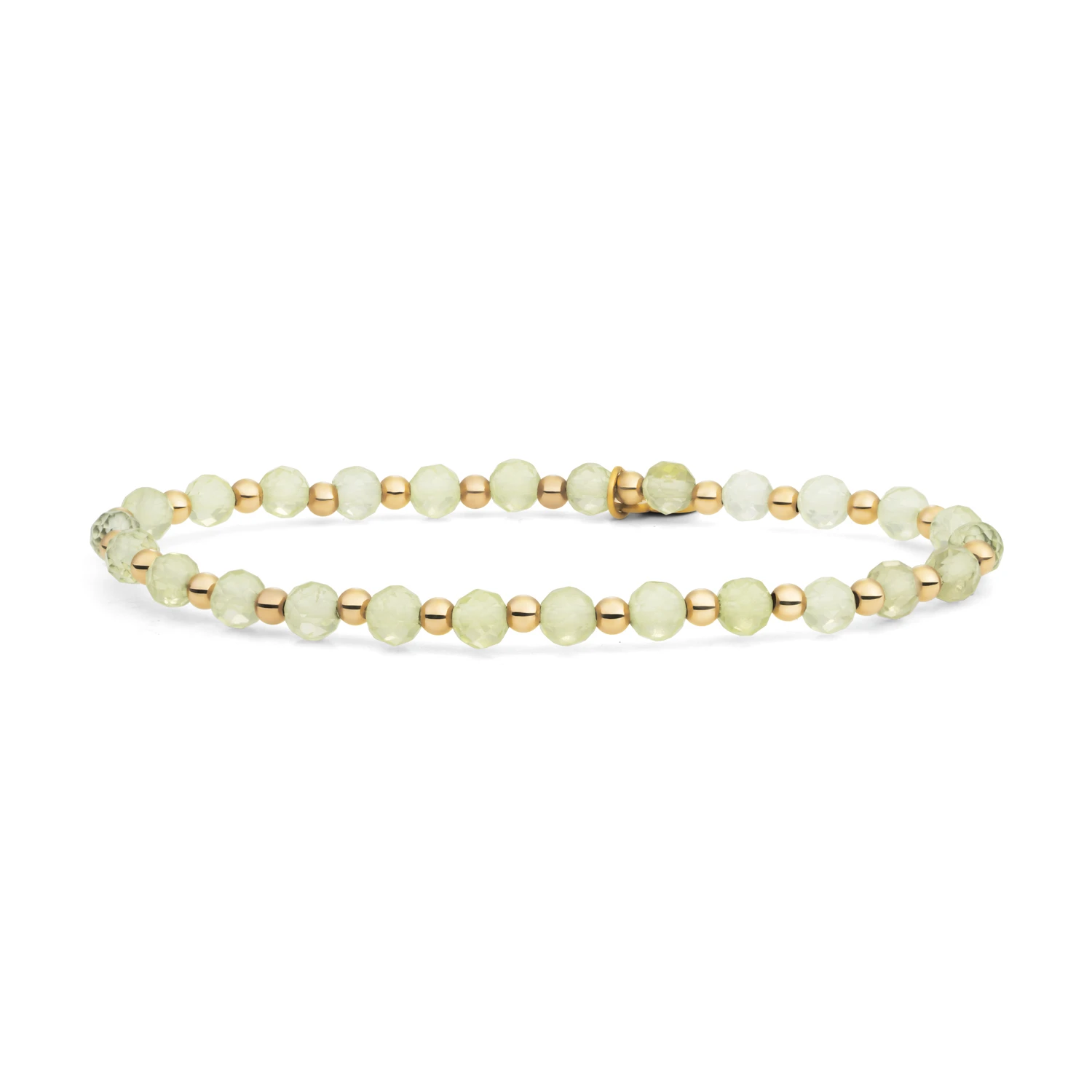 Bracelet | Lemon Quartz Interstellar - Gold 3mm