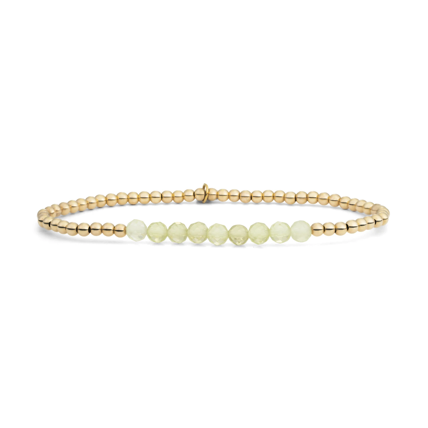 Bracelet | Lemon Quartz Universe - Gold 3mm