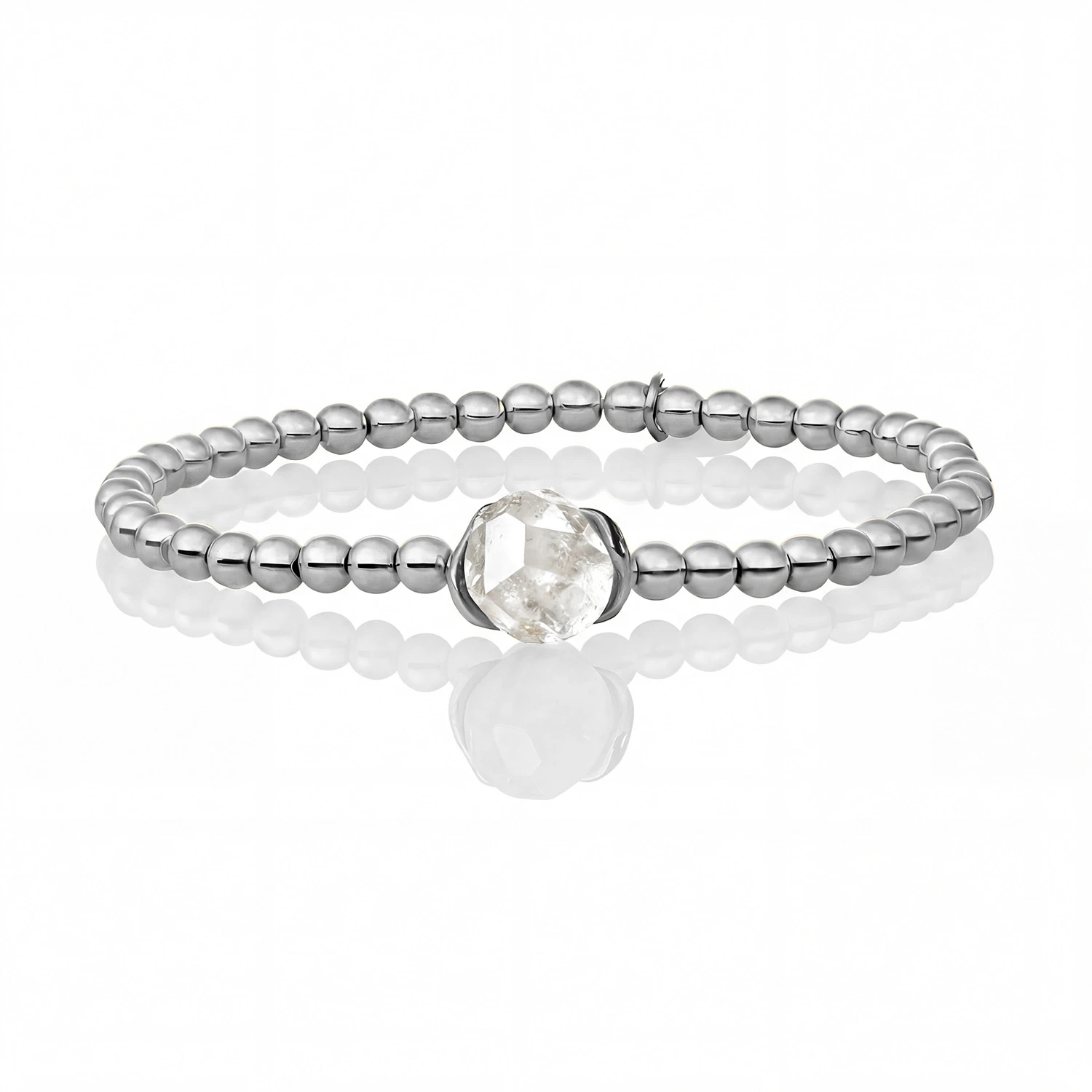 Bracelet | Limited Alpe Bracelet Silver - Mountain Crystal