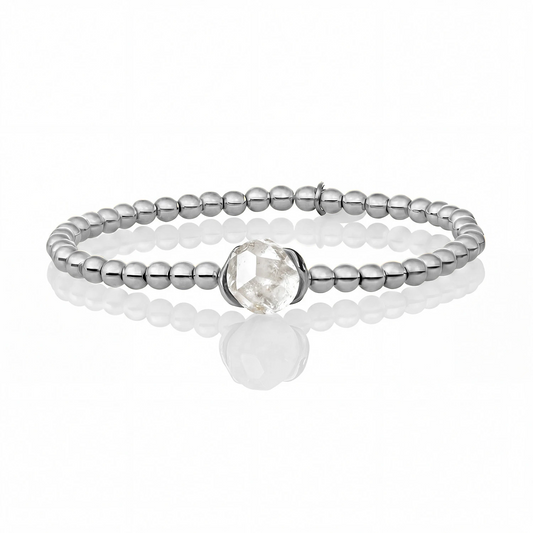 Bracelet | Limited Alpe Bracelet Silver - Mountain Crystal