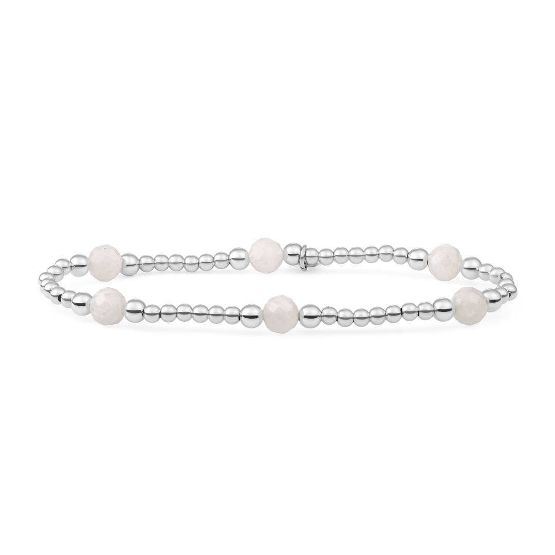Bracelet | Moonstone Reverse Bold Mix - Silver