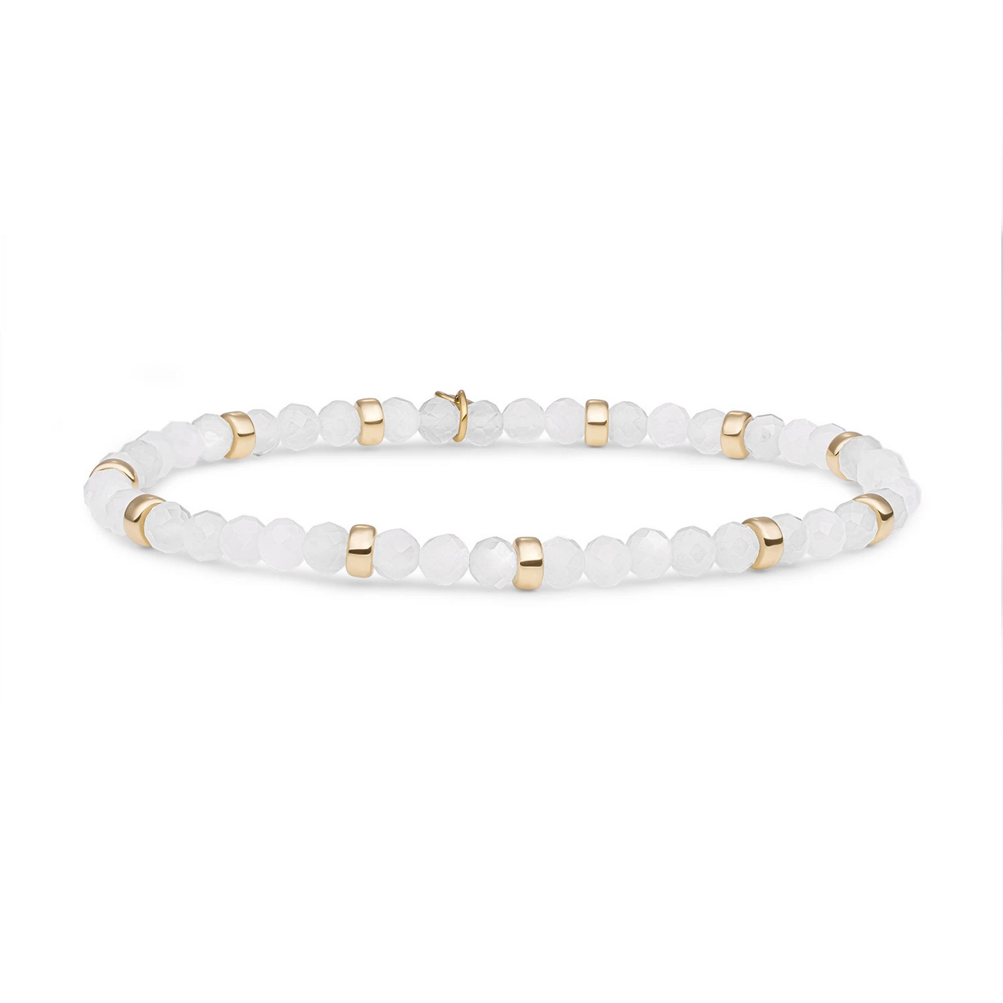Bracelet | Moonstone Roundel Interstellar - Gold