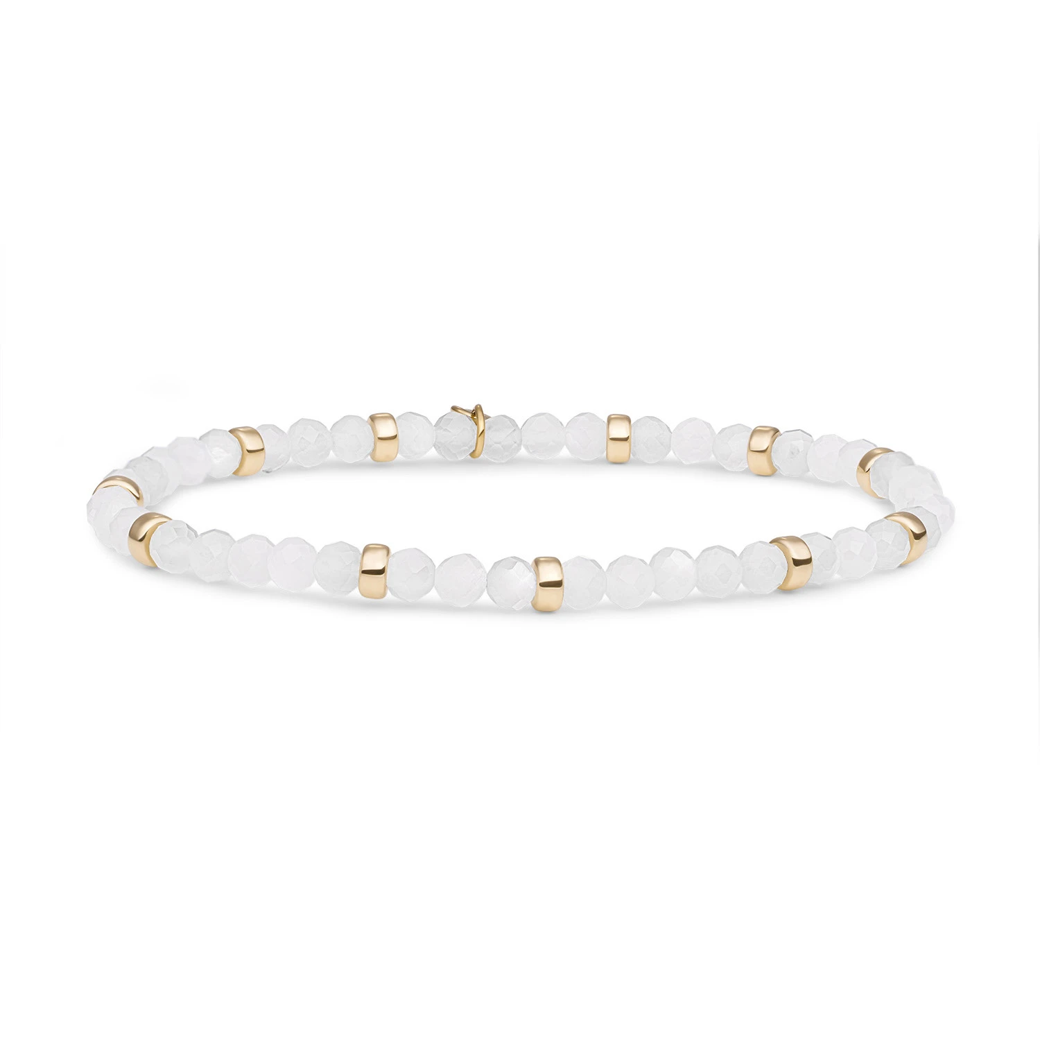 Bracelet | Moonstone Roundel Interstellar - Gold