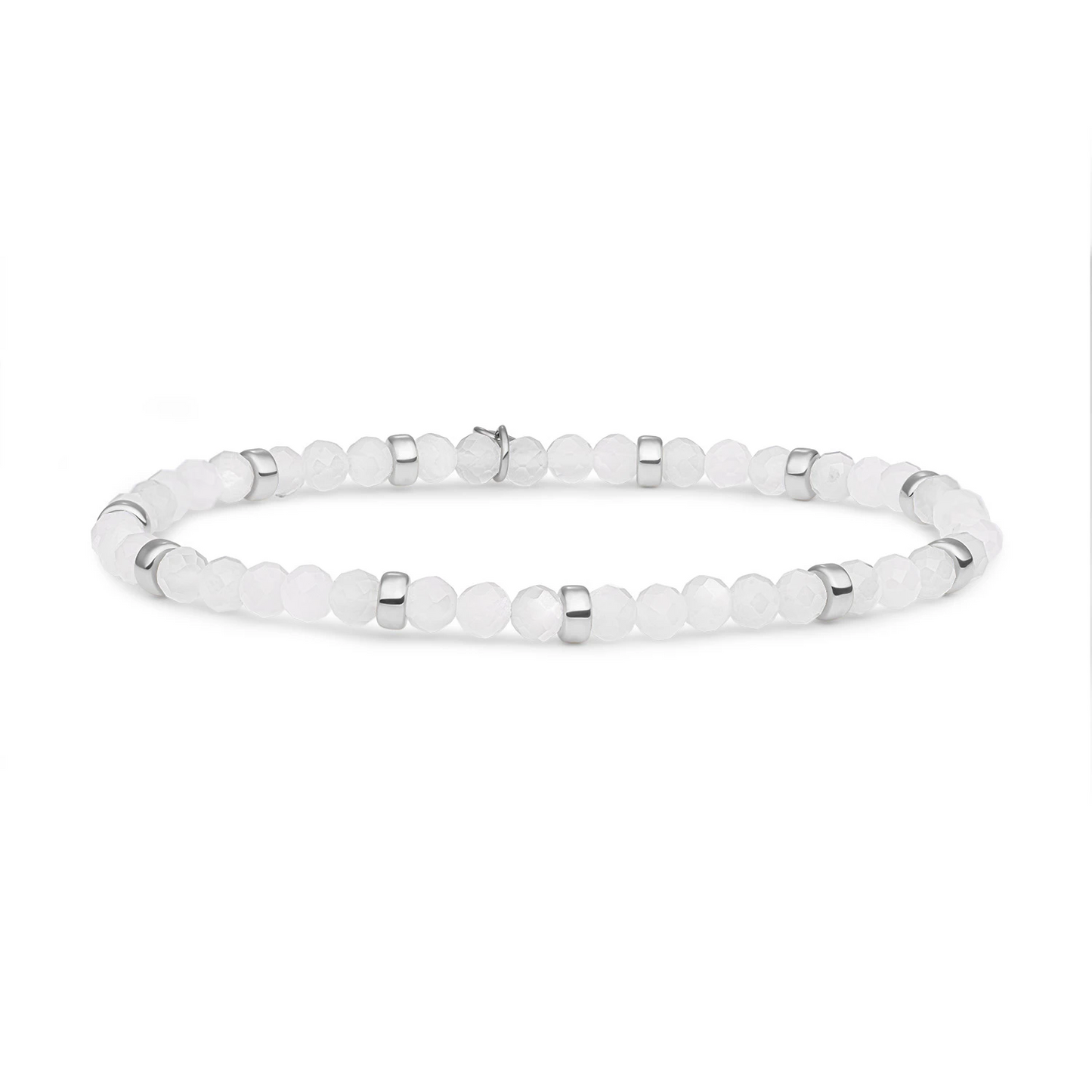Bracelet | Moonstone Roundel Interstellar - Silver