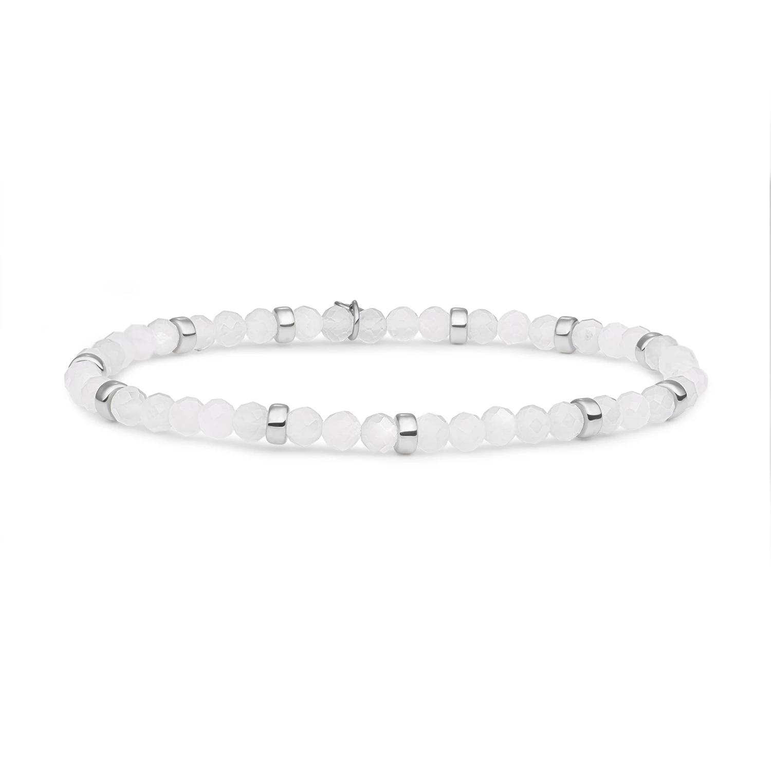 Bracelet | Moonstone Roundel Interstellar - Silver