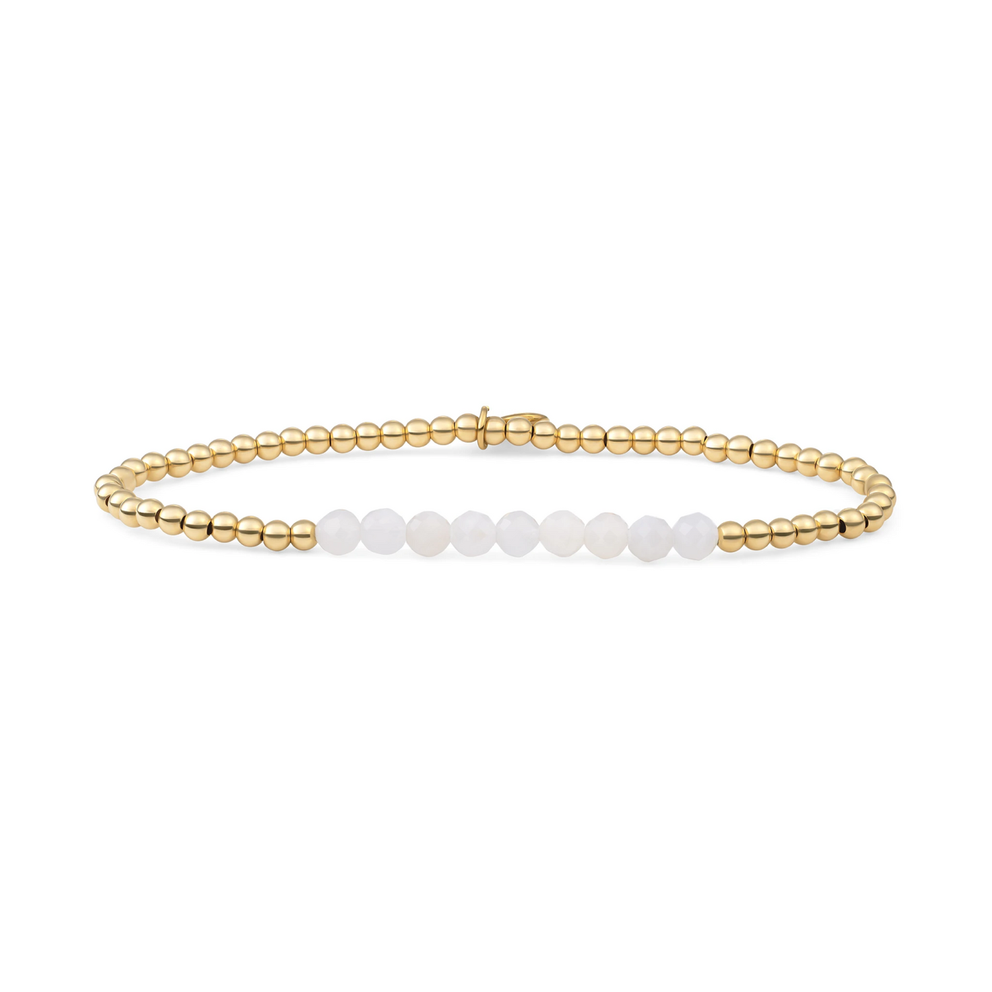 Bracelet | Moonstone Universe - Gold 3mm