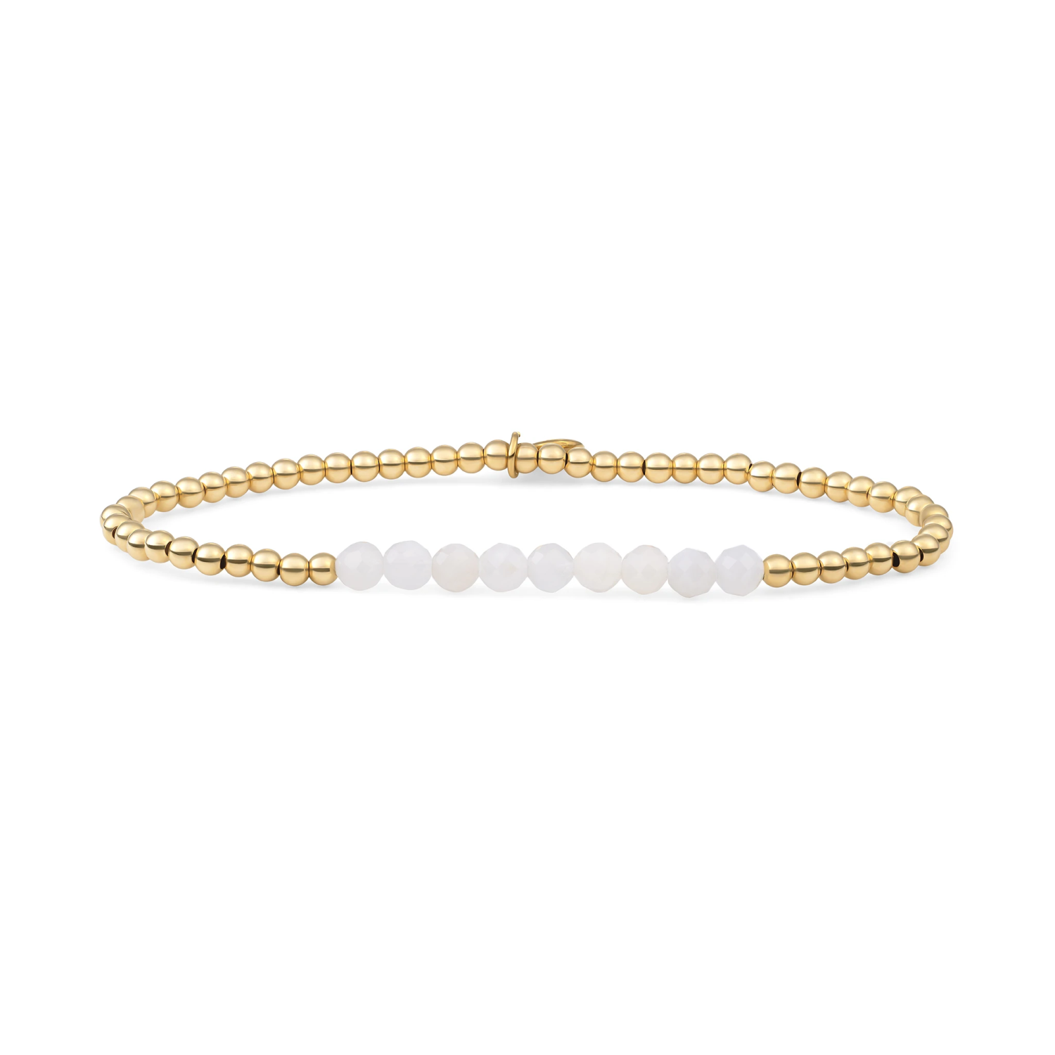 Bracelet | Moonstone Universe - Gold 3mm