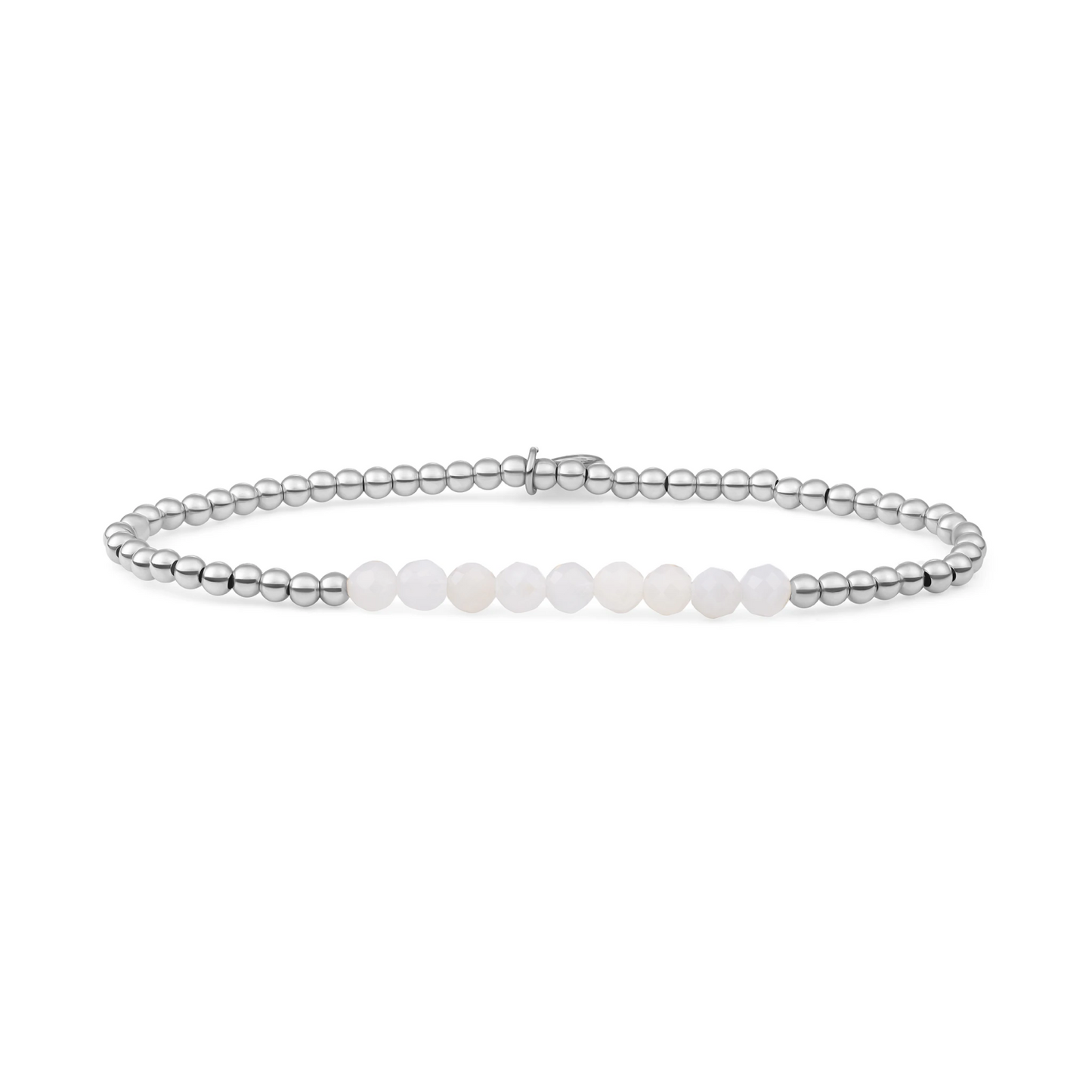 Bracelet | Moonstone Universe - Silver 3mm