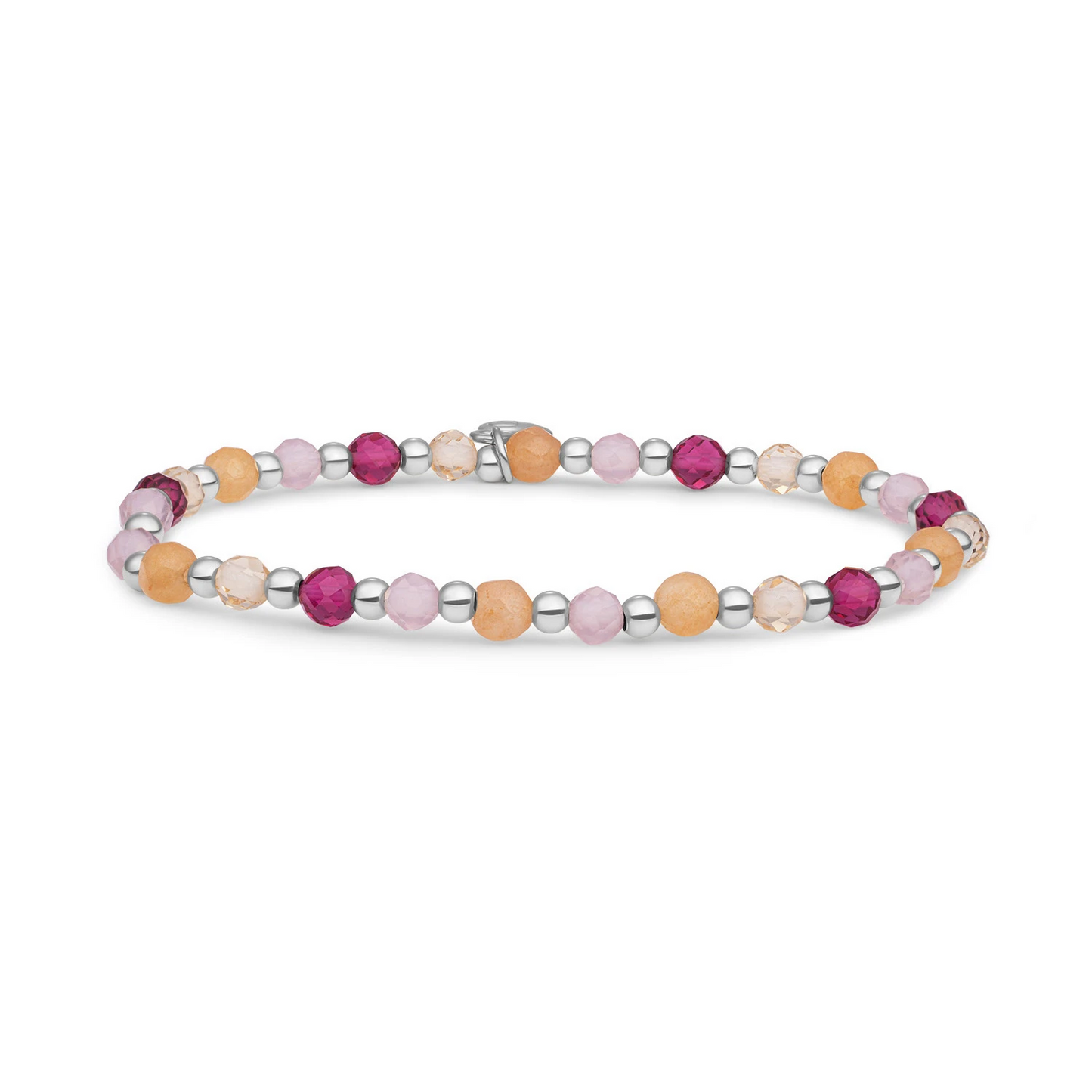 Bracelet | Multi Gem Interstellar - Silver - 3mm