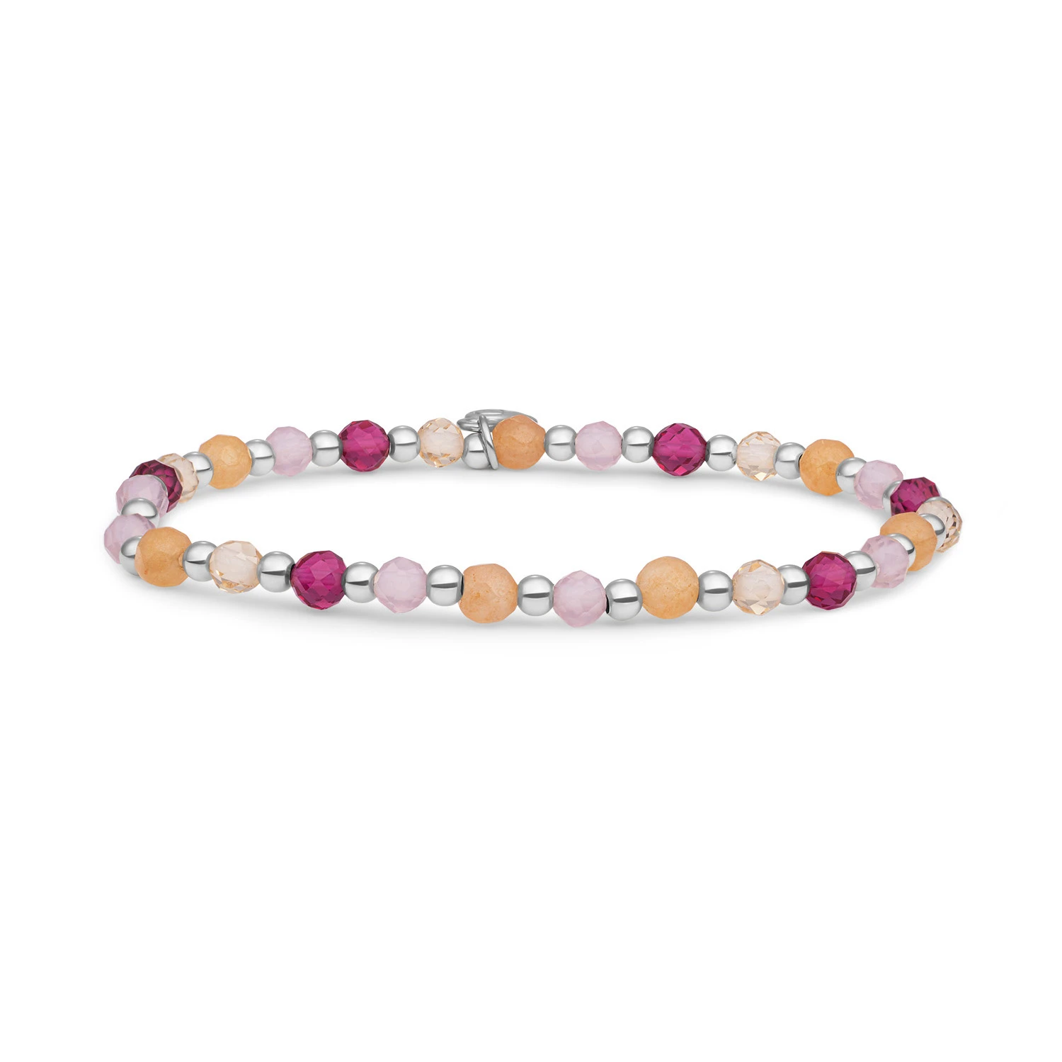 Bracelet | Multi Gem Interstellar - Silver - 3mm