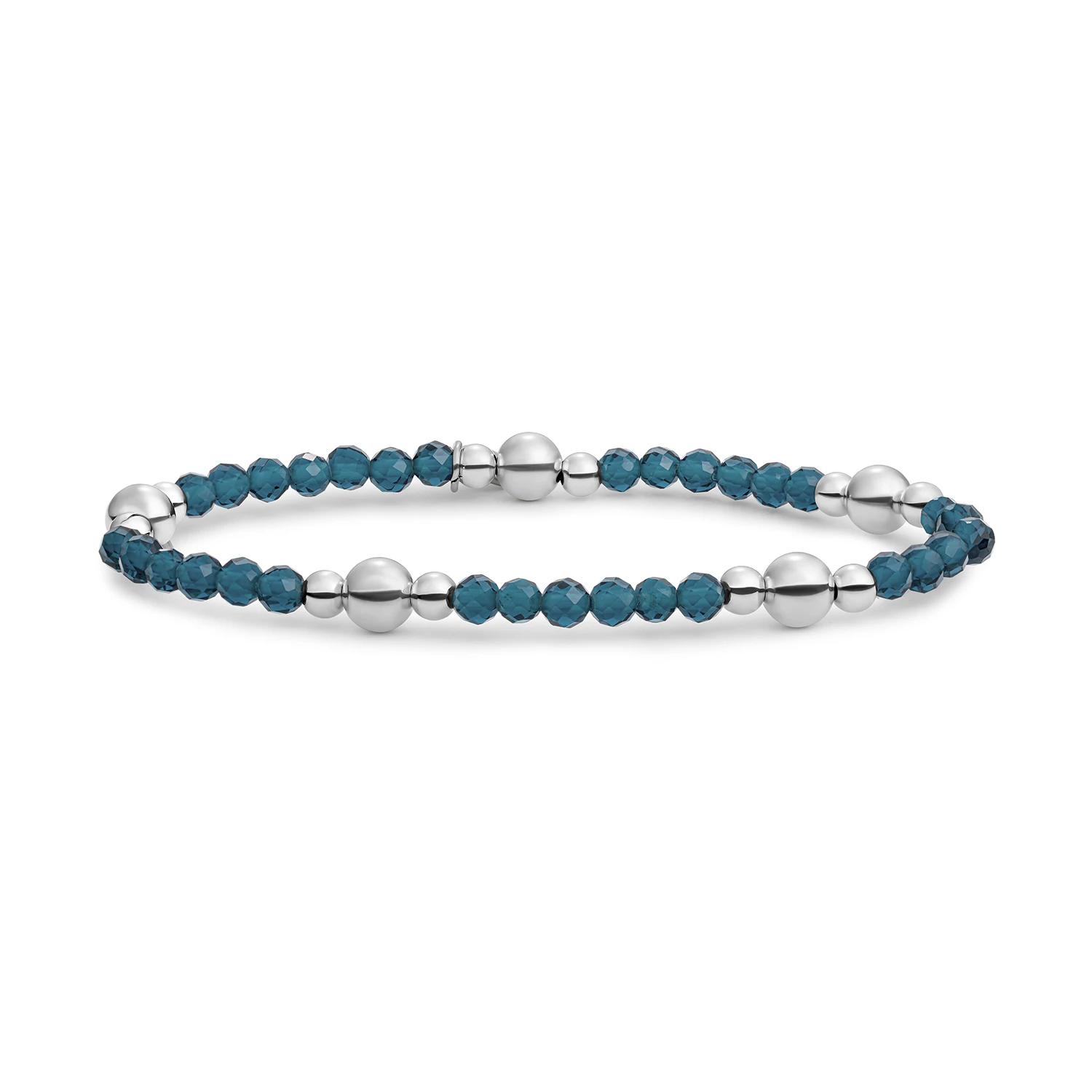 Bracelet | Ocean Topaz Quartz Bold Mix - Silver