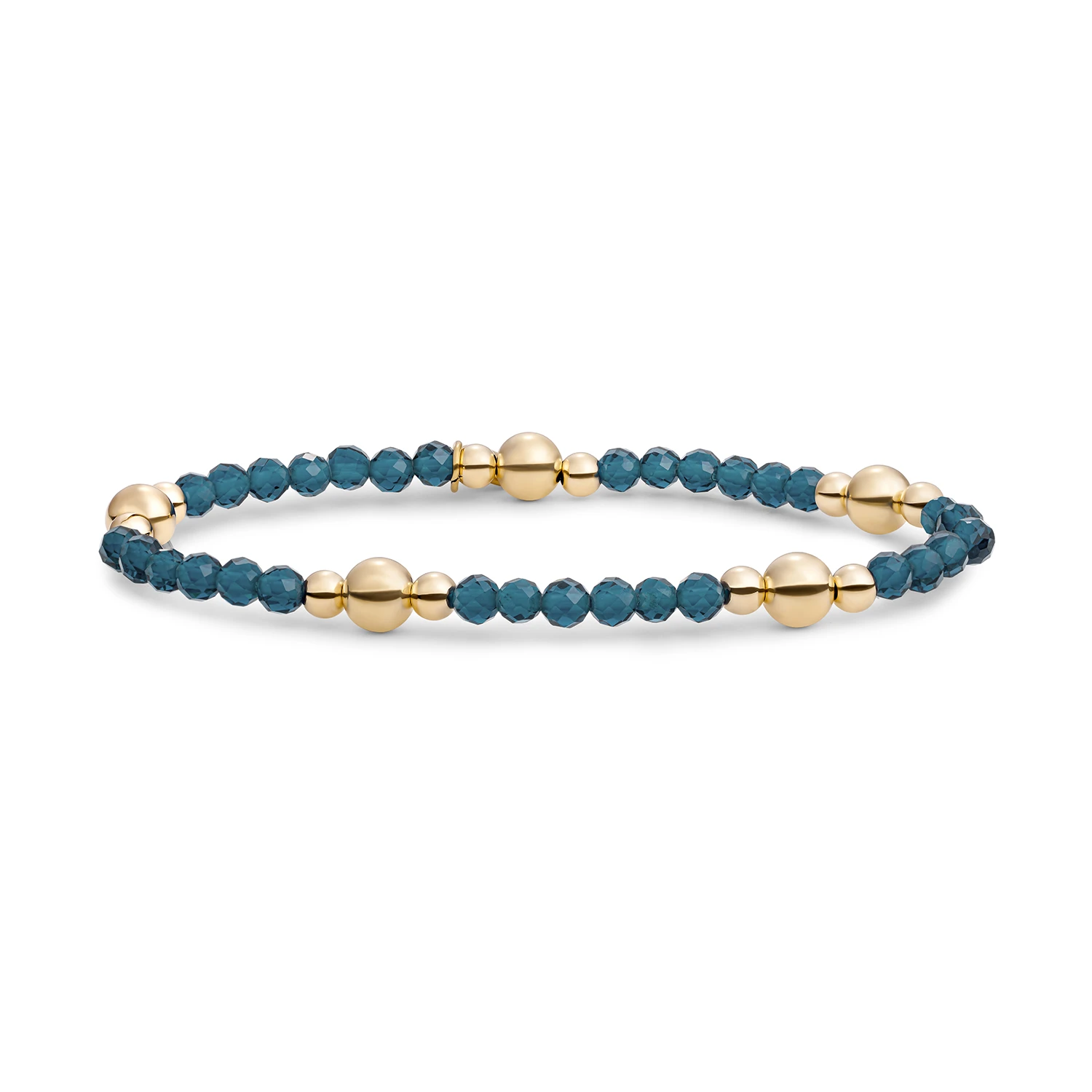 Bracelet | Oceean Topaz Quartz Bold Mix - Gold