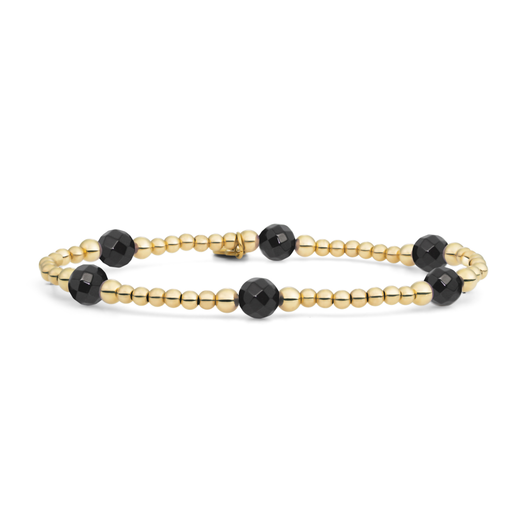 Bracelet | Onyx Reverse Bold Mix - Gold