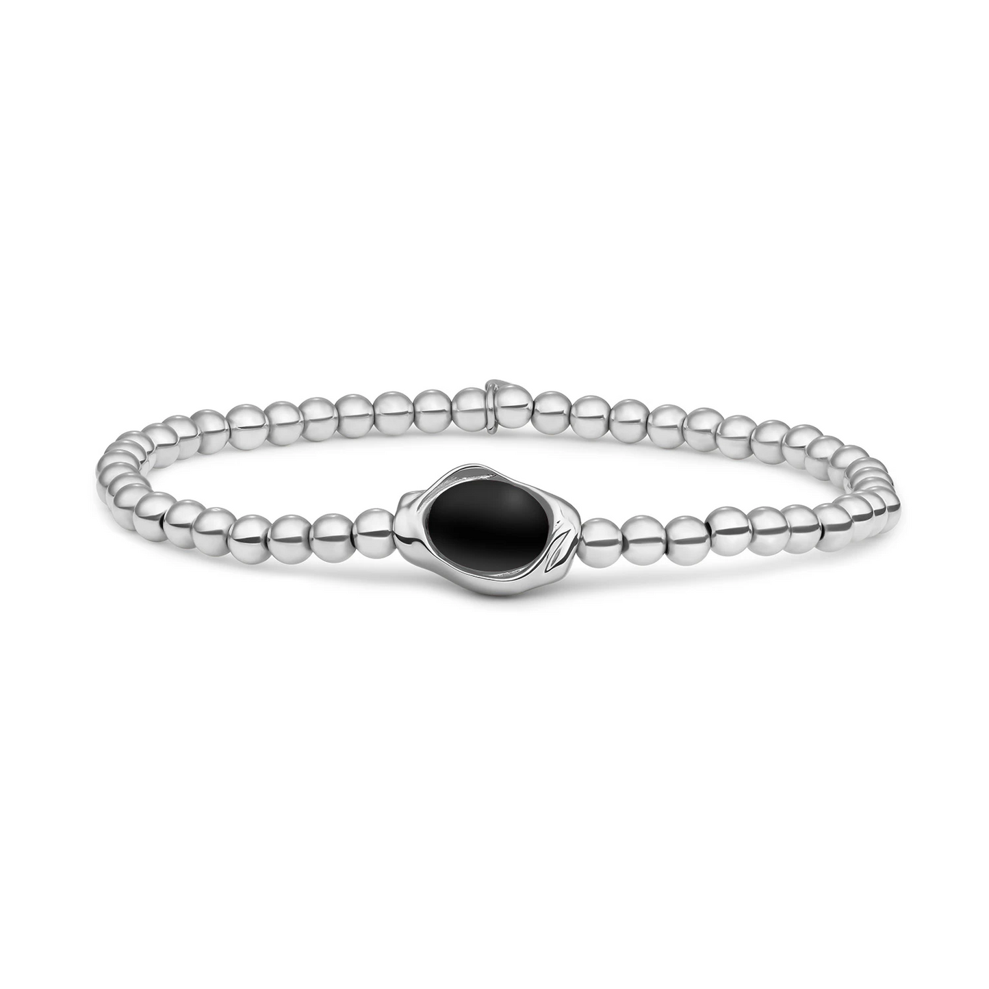 Bracelet | Onyx Flow - Silver