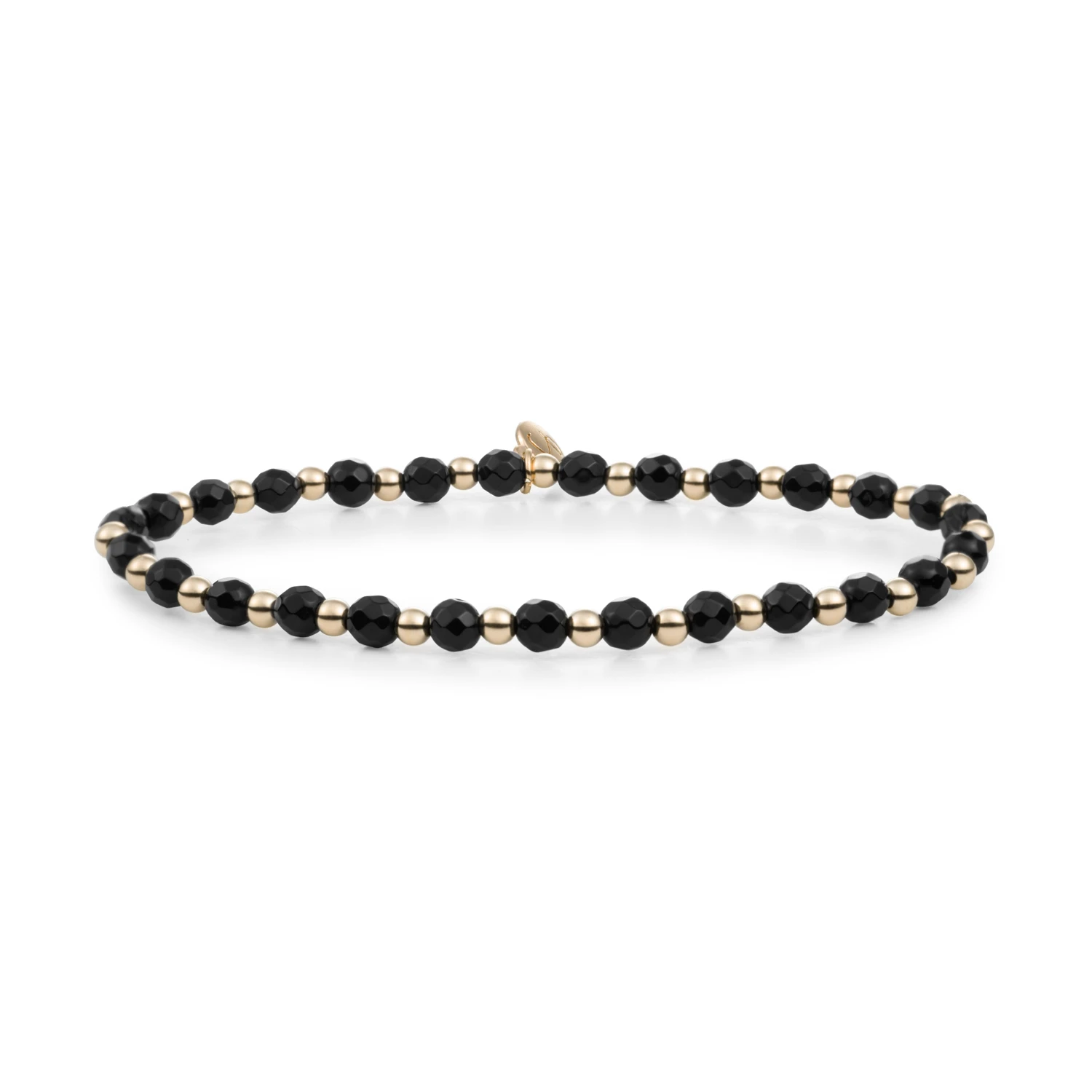 Bracelet | Onyx Interstellar - Gold - 3mm