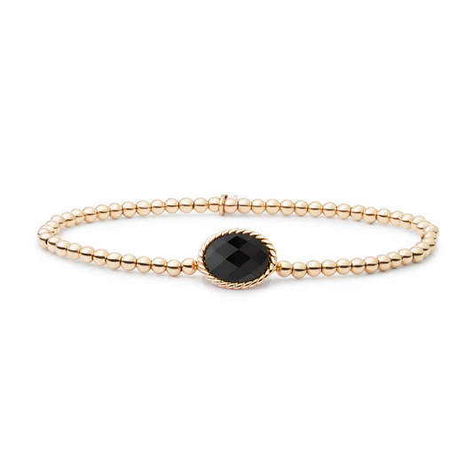 Bracelet | Onyx Twist - Gold