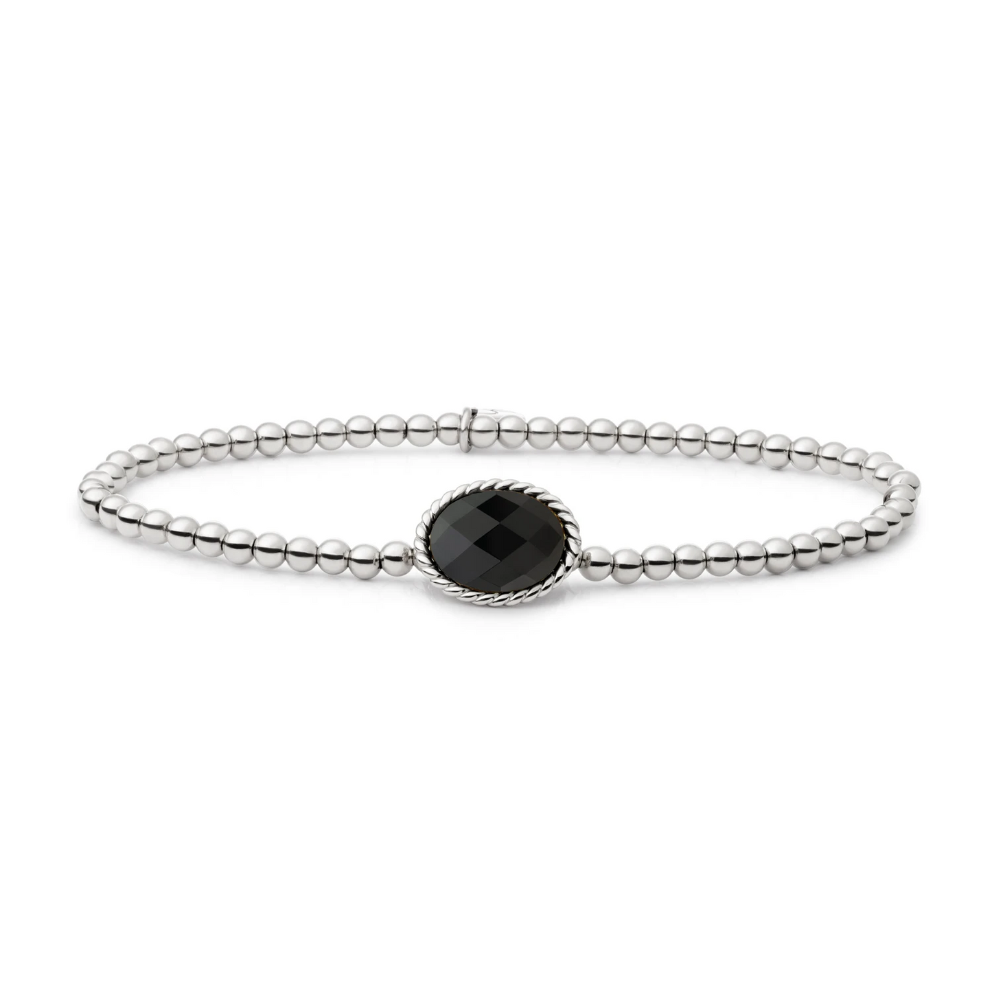 Bracelet | Onyx Twist - Silver
