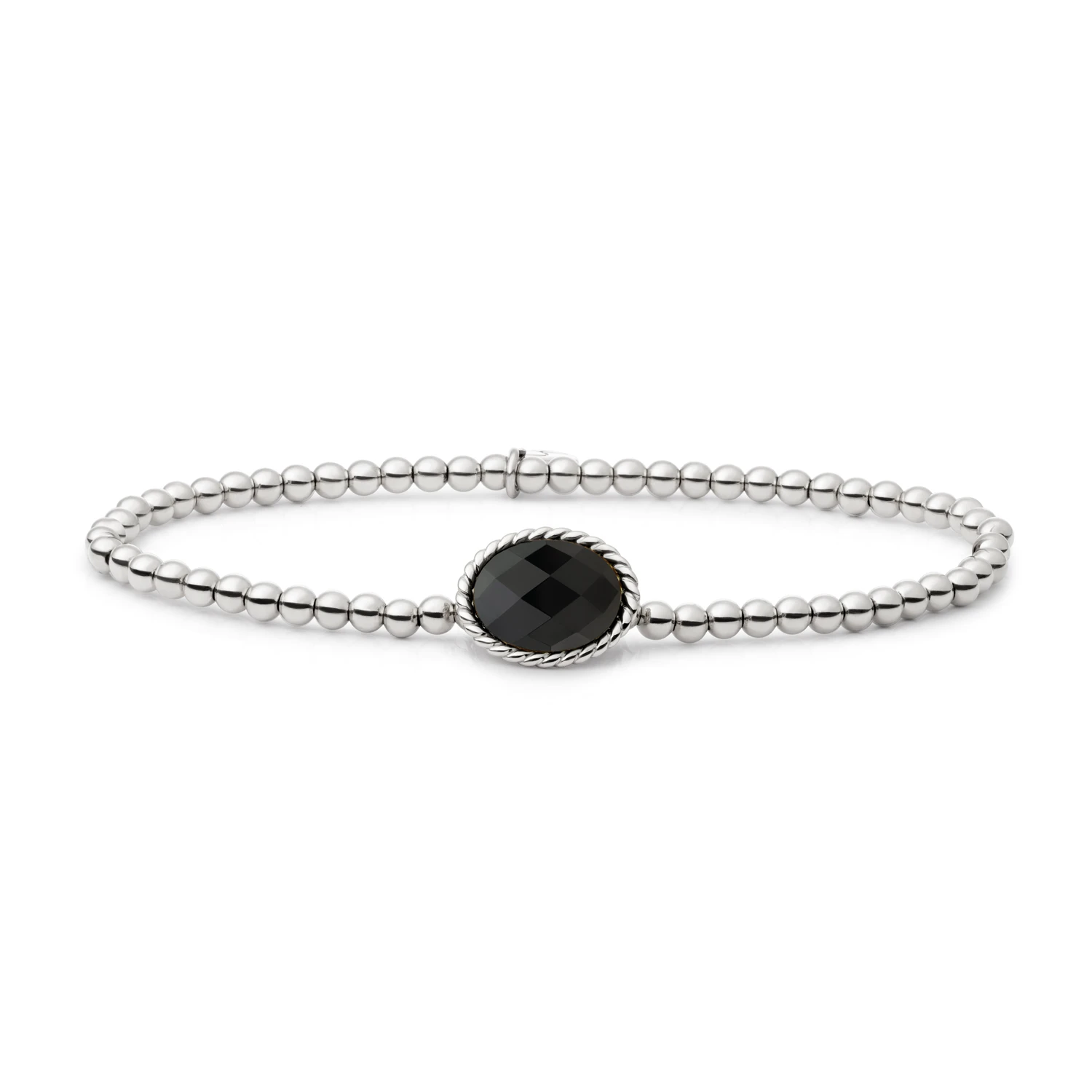 Bracelet | Onyx Twist - Silver
