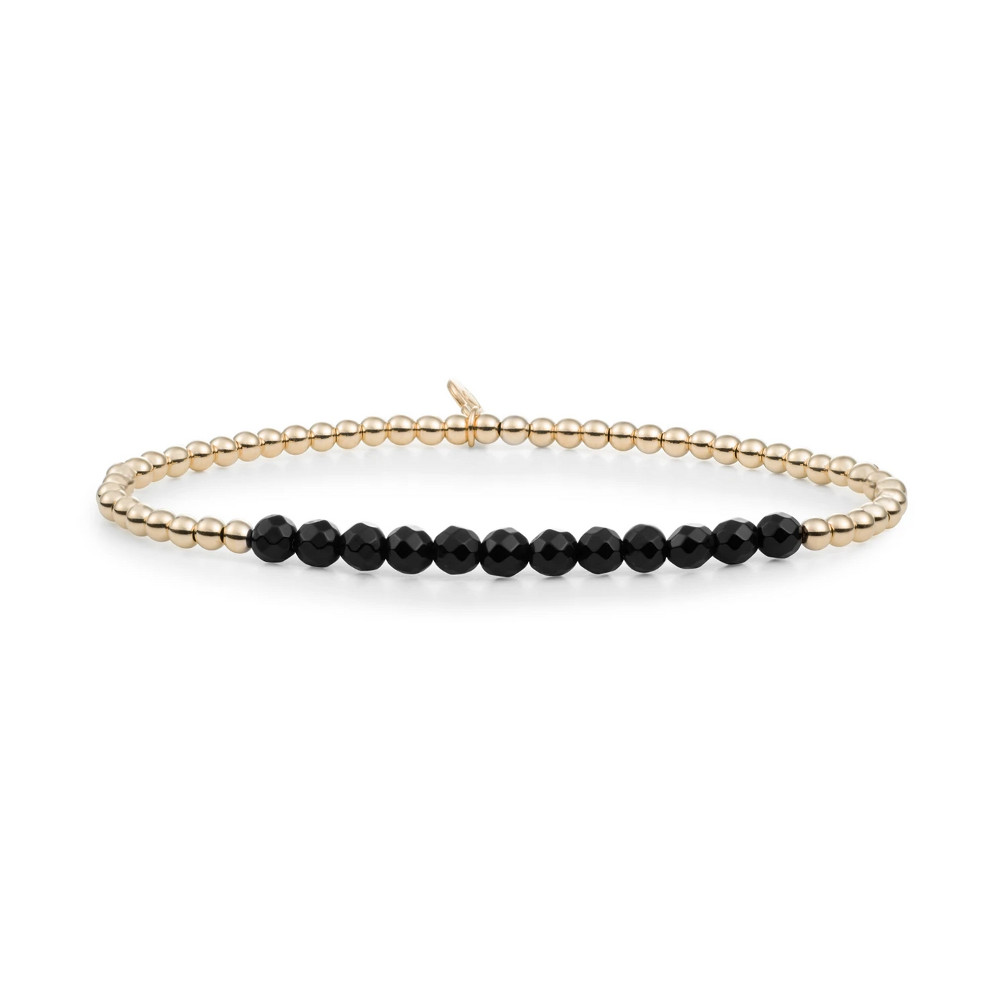 Bracelet | Onyx Universe - Gold - 3mm