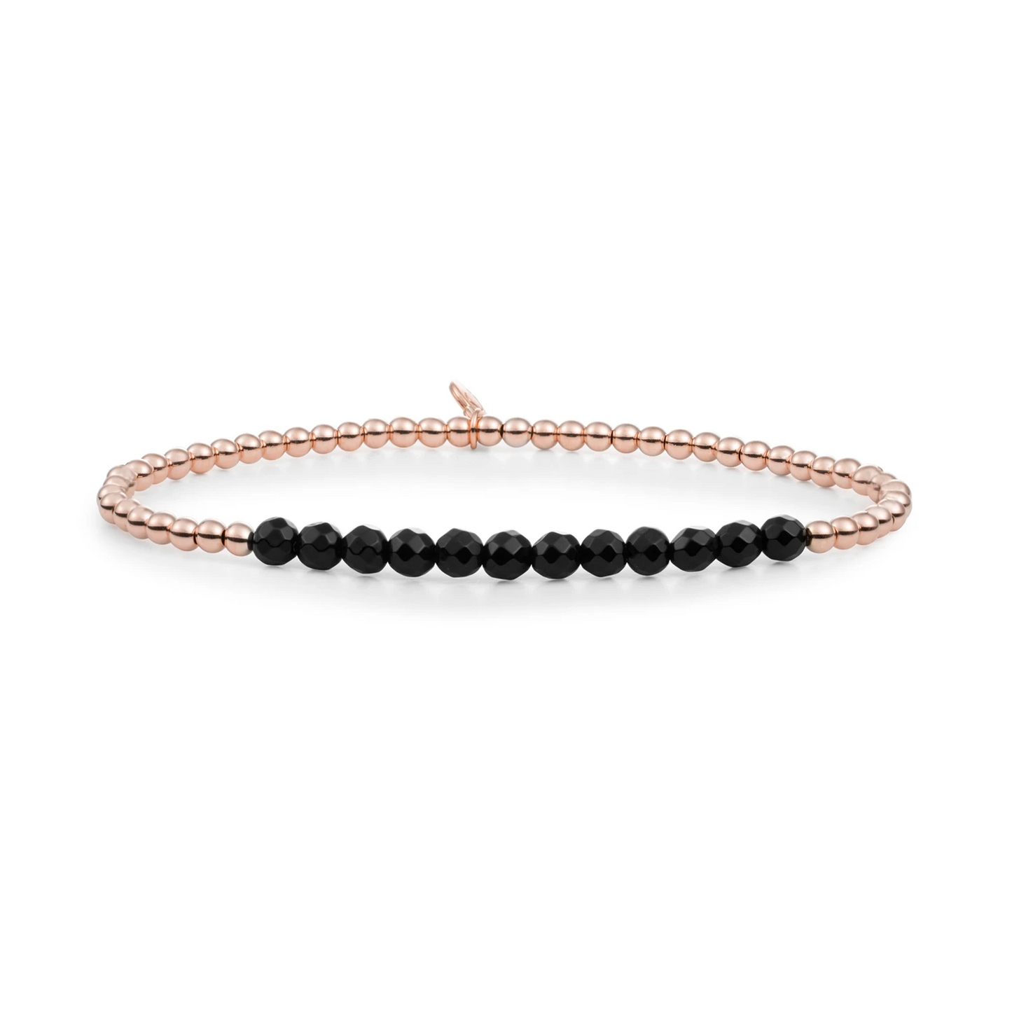 Bracelet | Onyx Universe - Rose Gold 3mm