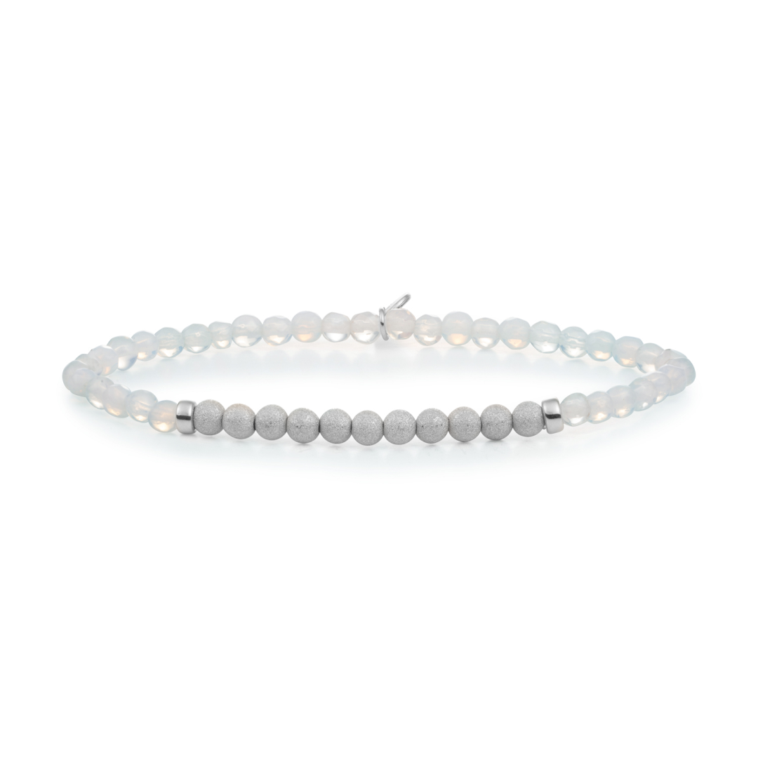 Bracelet - Opalite Lightyear - Silver Champagne