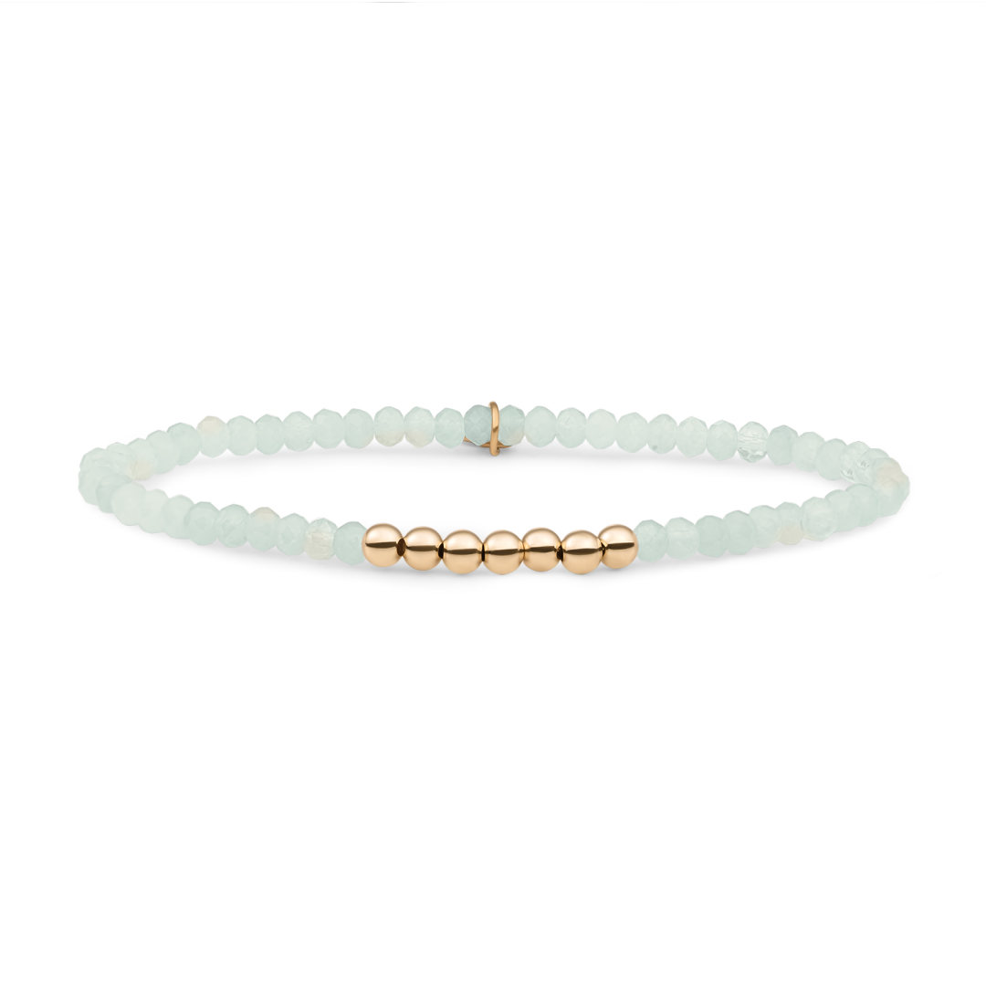 Bracelet | Opalite Reverse Universe - Gold - 4mm