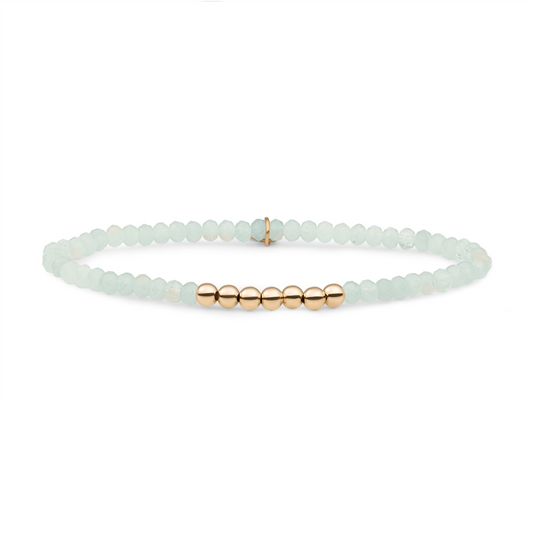 Bracelet | Opalite Reverse Universe - Gold - 4mm