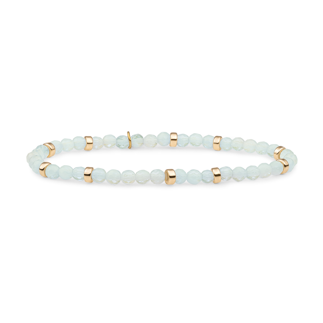 Bracelet | Opalite Roundel Interstellar - Gold