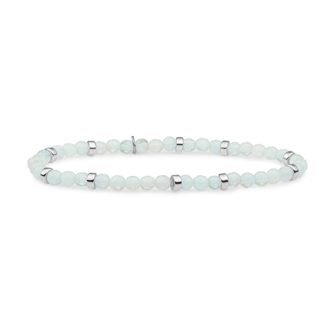 Bracelet | Opalite Roundel Interstellar - Silver