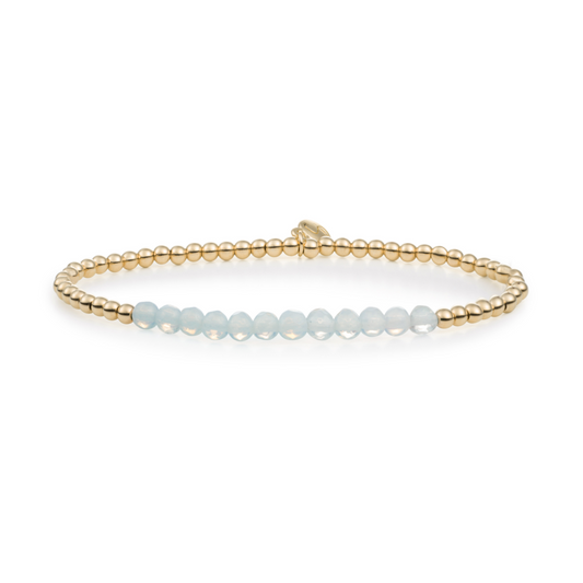 Bracelet | Opalite Universe - Gold 3mm