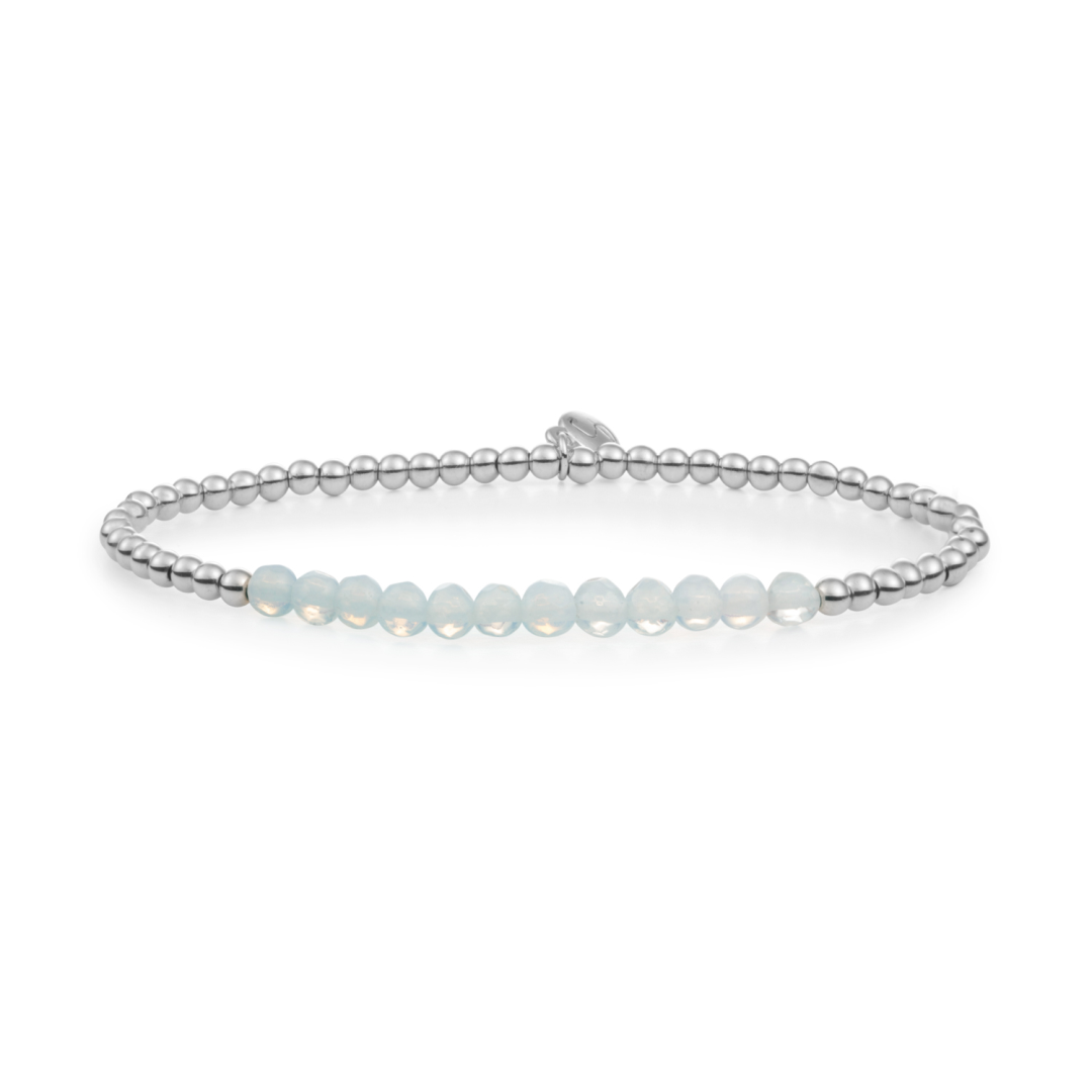 Bracelet | Opalite Universe - Silver 3mm