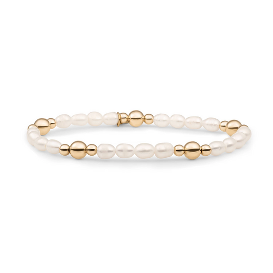 Bracelet | Pearl Bold Mix - Gold